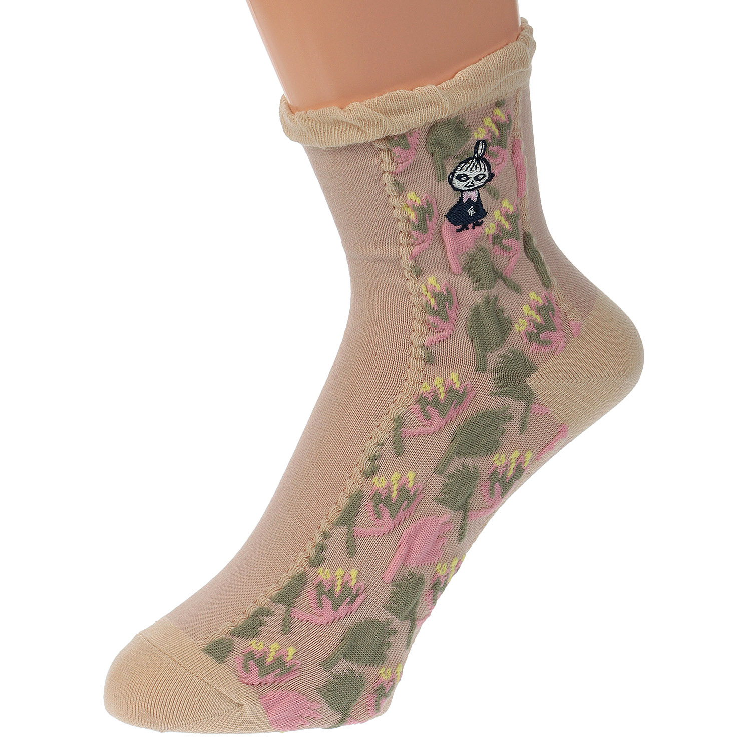 MOOMIN ミイフェア ロークルー丈 お花 ミイ刺繍【在庫限り】 - 画像3