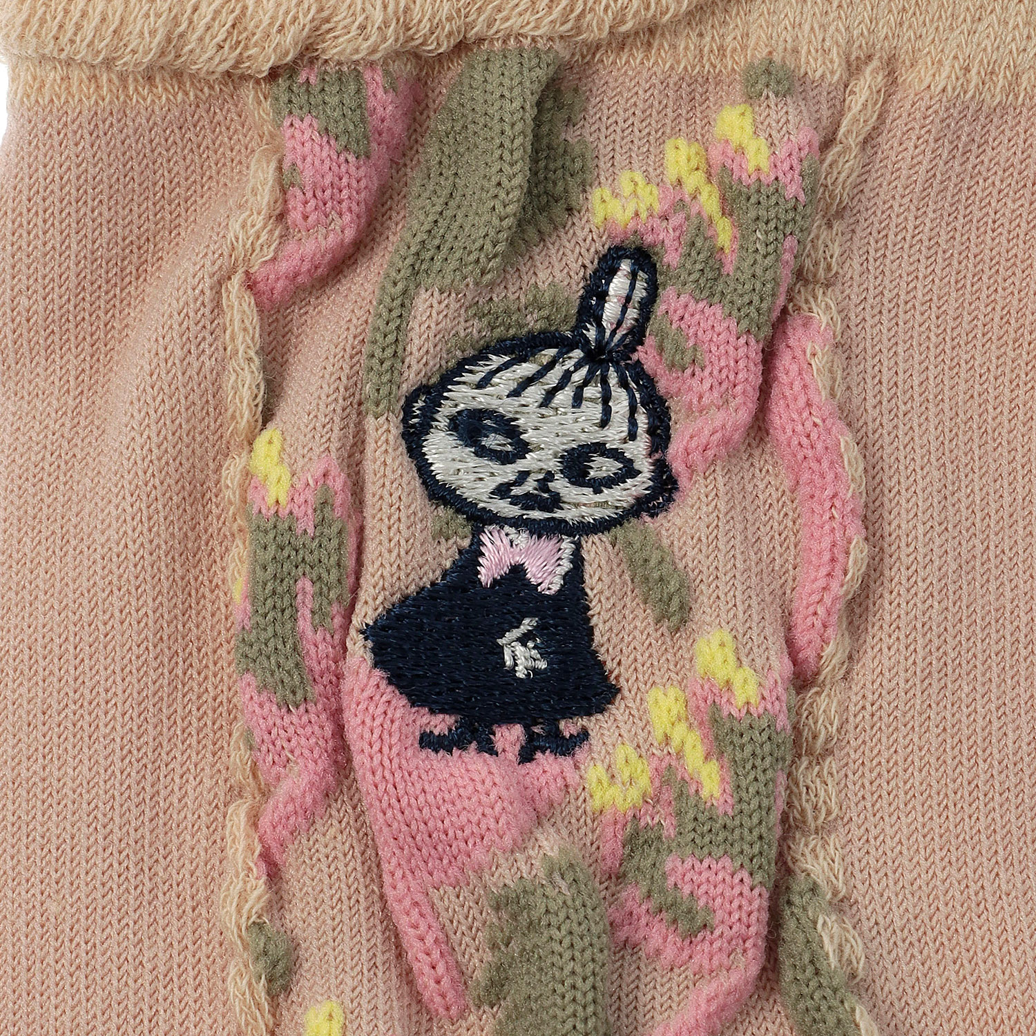 MOOMIN ミイフェア ロークルー丈 お花 ミイ刺繍 - 画像4