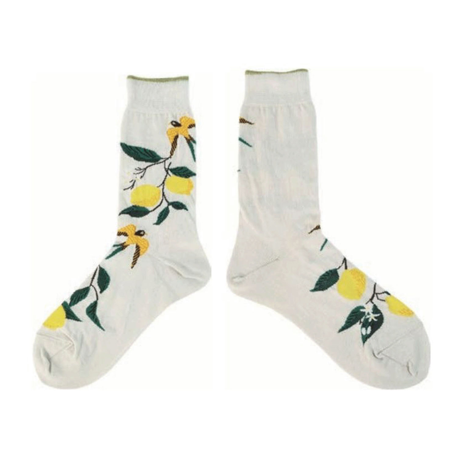 andeotte ハイゲージクルーソックス LEMON - 画像2