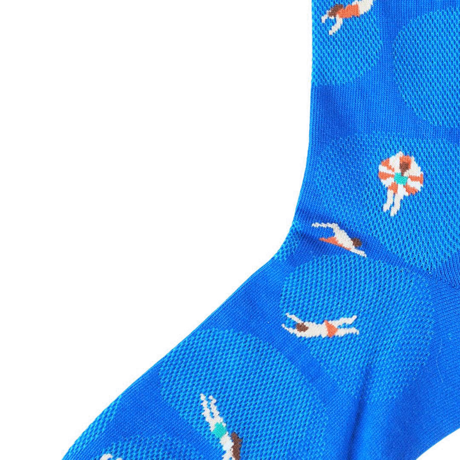 andeotte ハイゲージクルーソックス POOL※ブルー次回納期未定 - 画像6