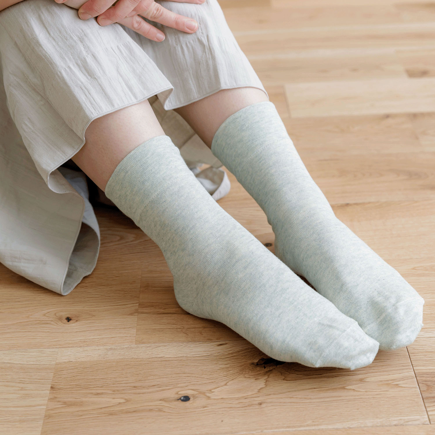 天衣無縫 裏シルクソックス【在庫限り】 - 画像1