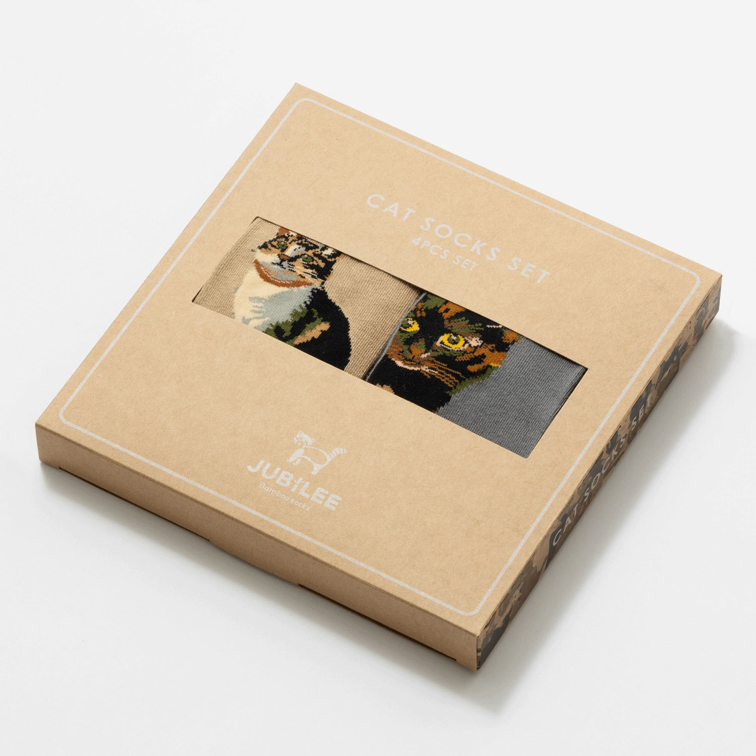 バンブーソックス【4足セット】ポップデザインアソートギフトボックス入り - 画像15