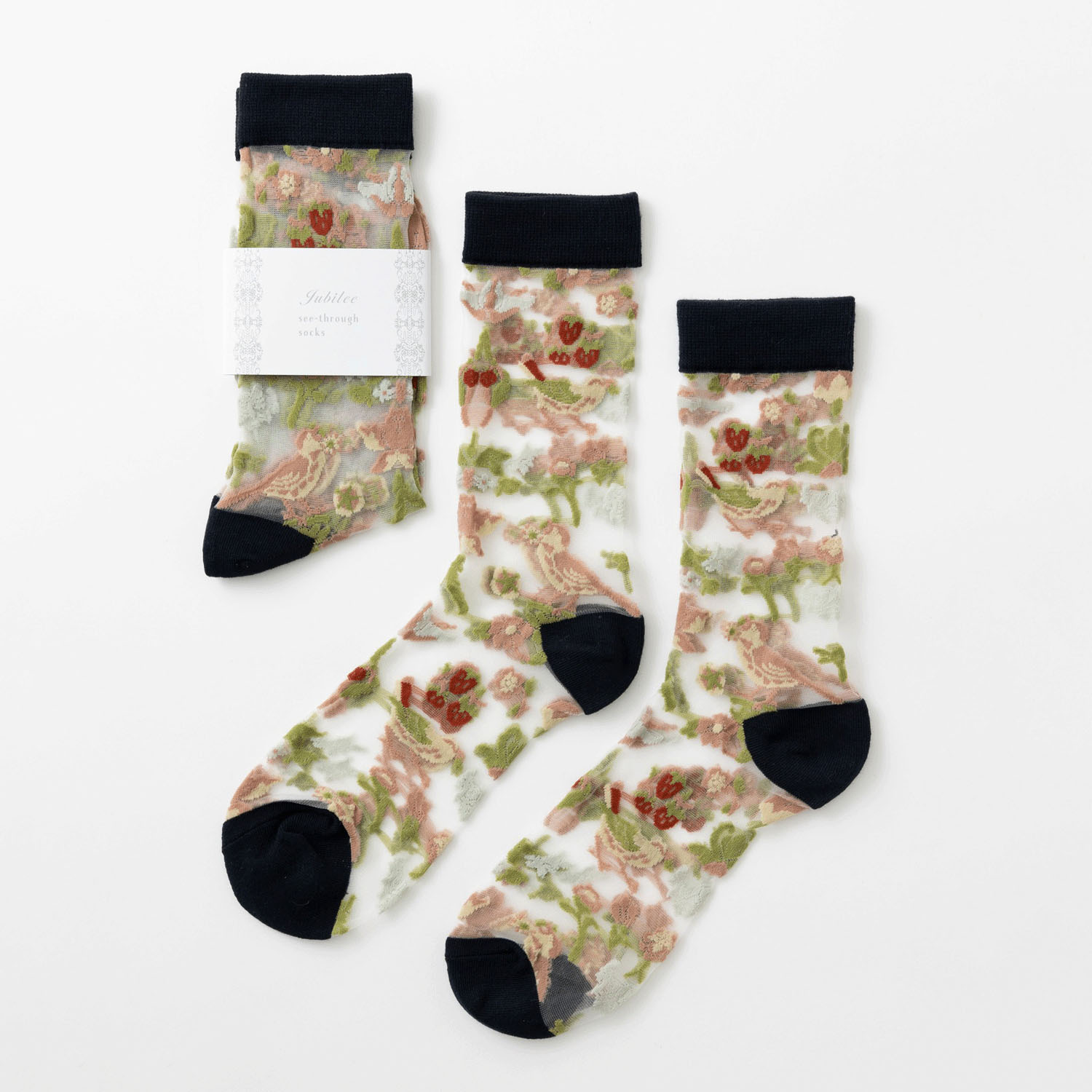 ジュビリー モリス柄 シースルーソックス - 画像6