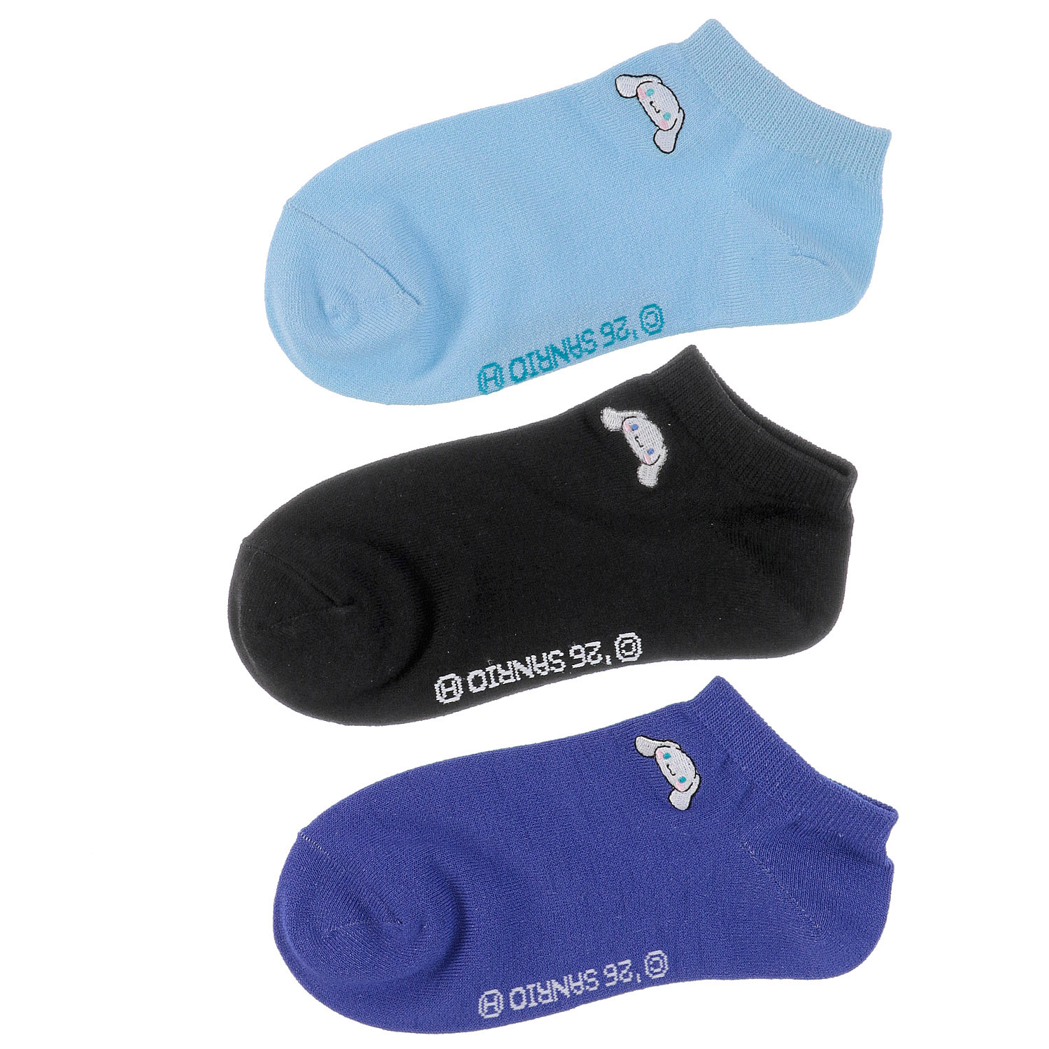 サンリオ スニーカ丈ソックス 接触冷感 3足セット - 画像6