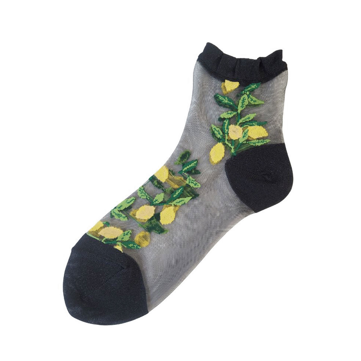 andeotte シースルーショートソックス LEMON - 画像2