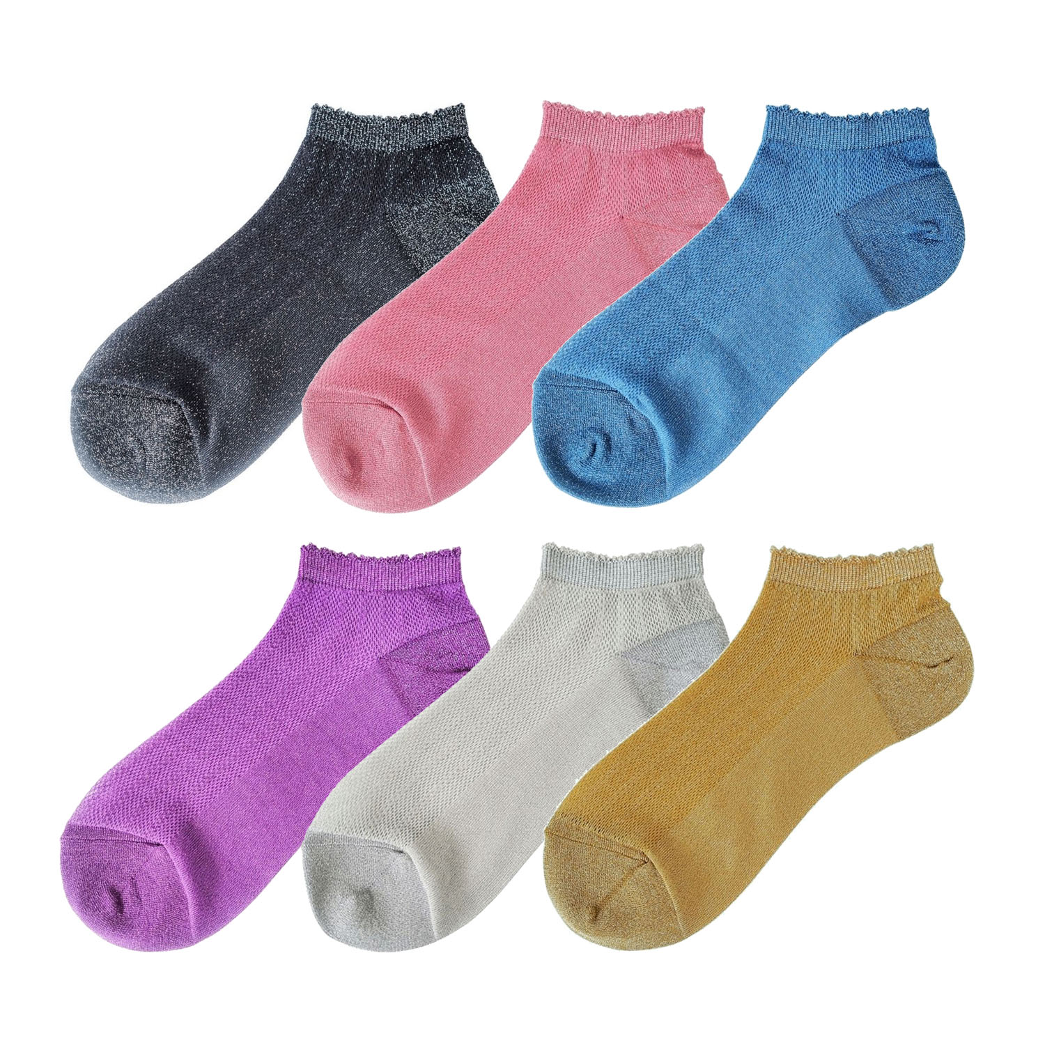 andeotte ラメスニーカーソックス - 画像1