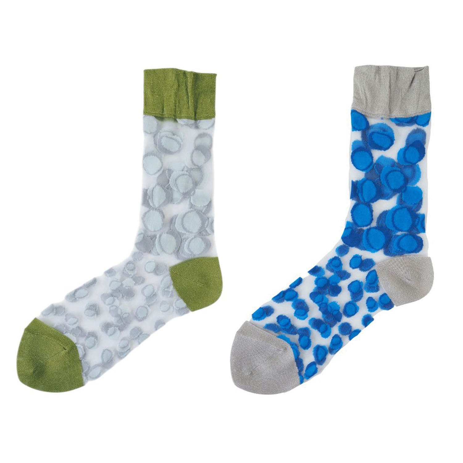 andeotte シースルーソックス DOT - 画像1