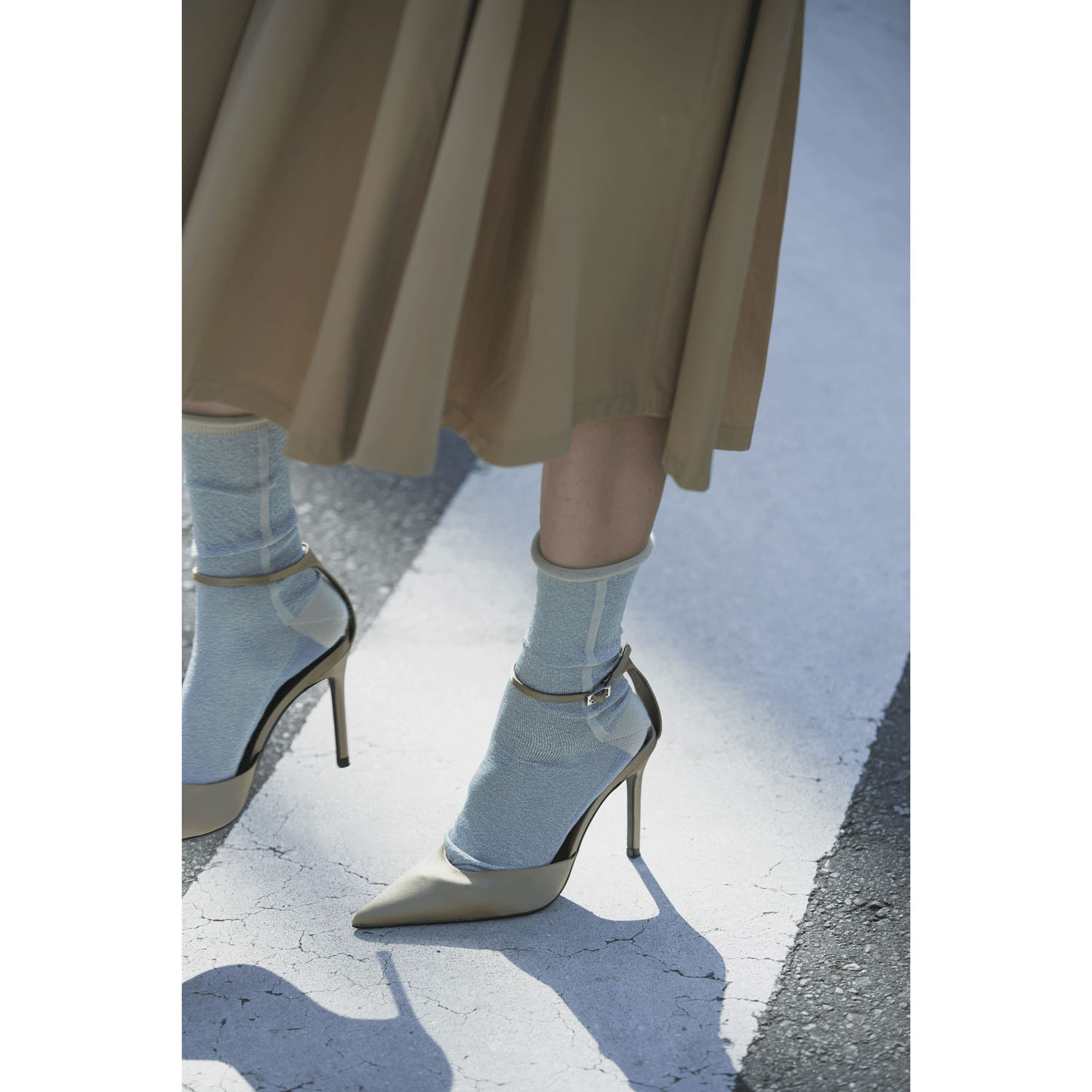 ＋SOCKS ラメ＆シースルーソックス - 画像11