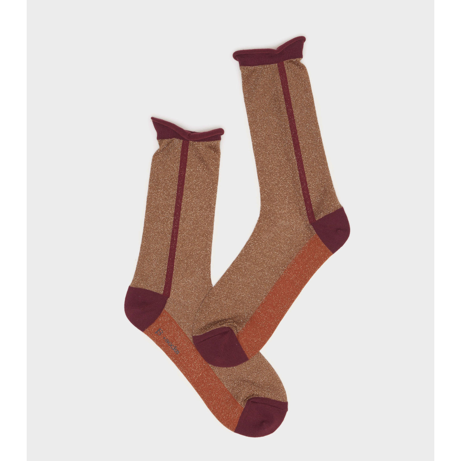 ＋SOCKS ラメ＆シースルーソックス - 画像7