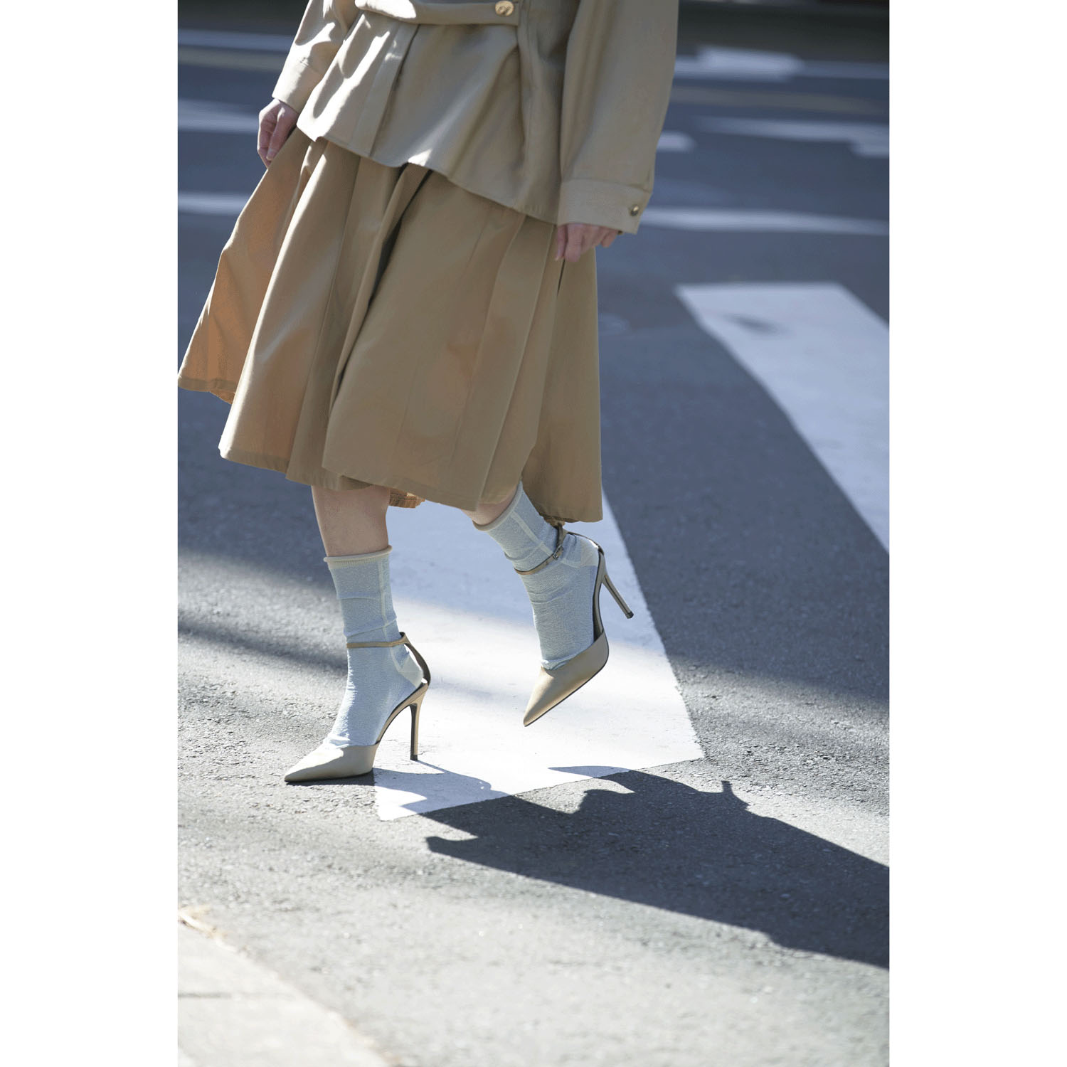 ＋SOCKS ラメ＆シースルーソックス - 画像10