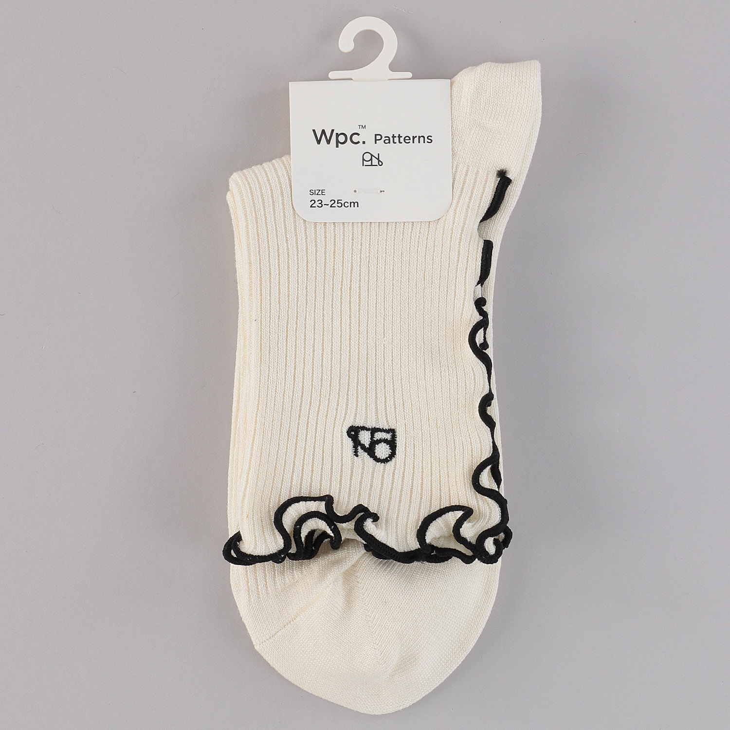 Wpc．Patterns クルー丈ソックス メロウ  吸水速乾 - 画像2