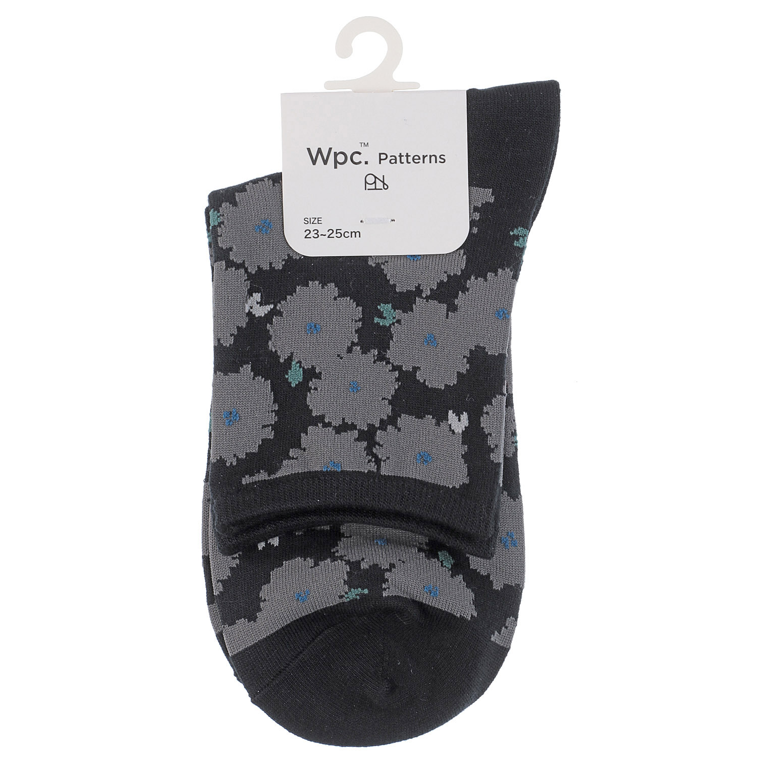 Wpc．Patterns クルー丈ソックス 総柄 吸水速乾 - 画像3