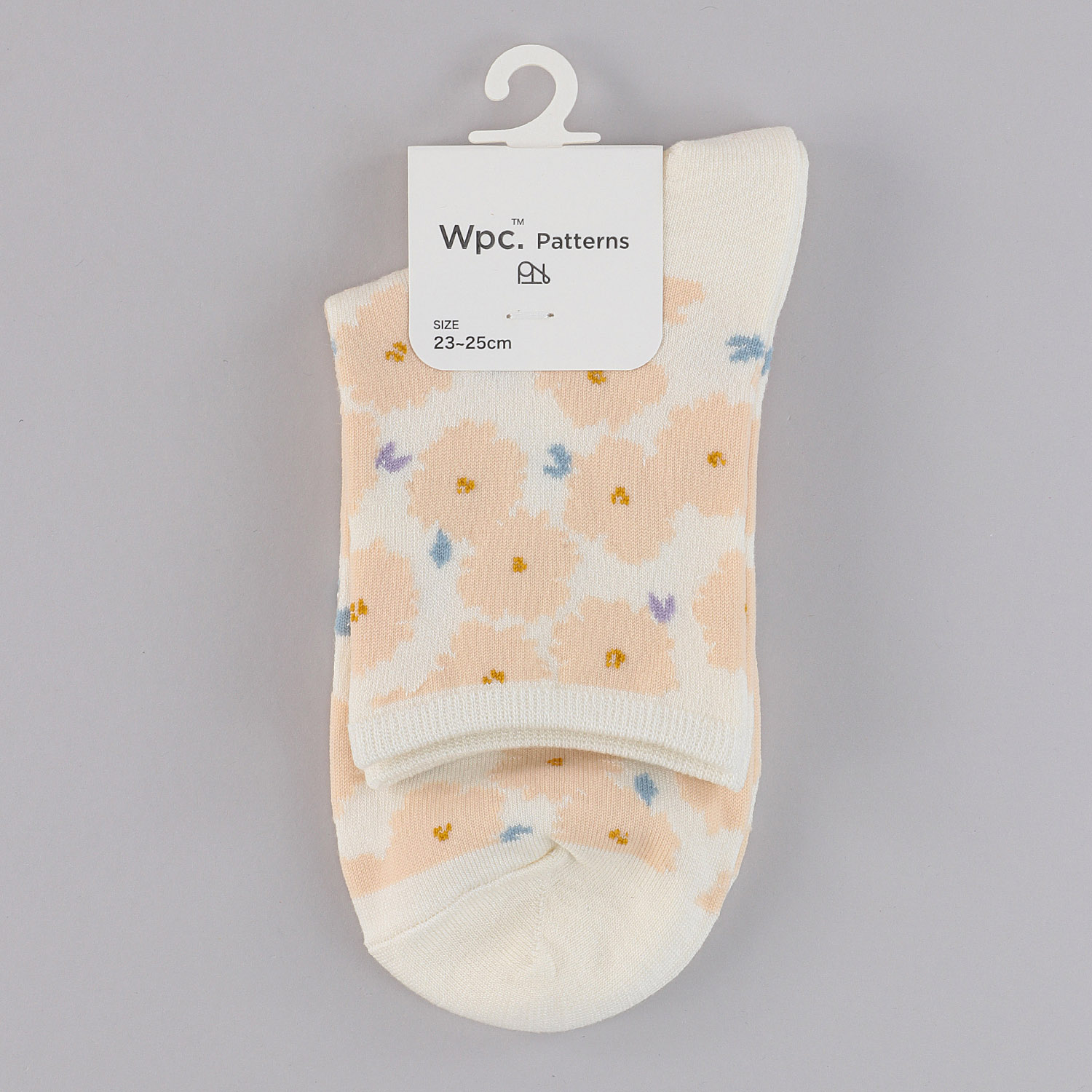 Wpc．Patterns クルー丈ソックス 総柄 吸水速乾 - 画像4