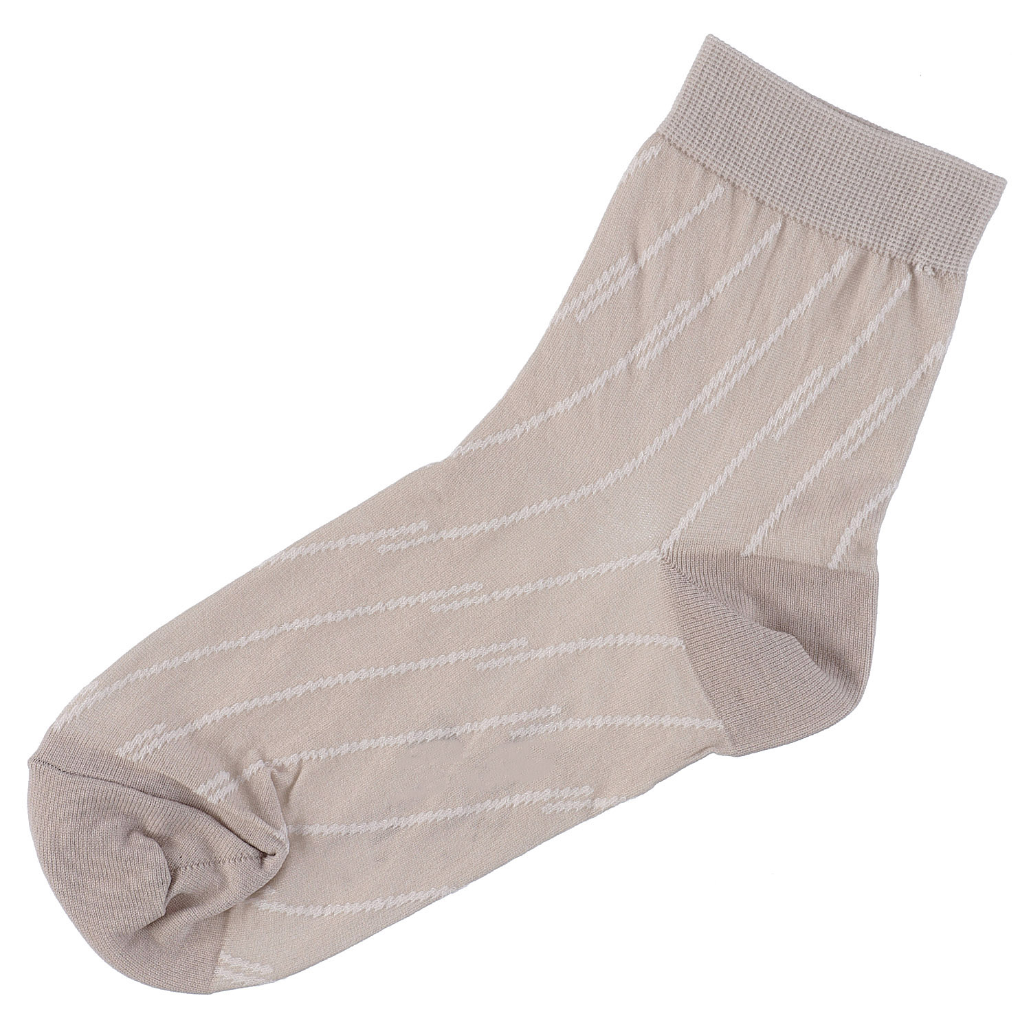 Wpc．Patterns クルー丈 シアーソックス ストライプ柄 - 画像3