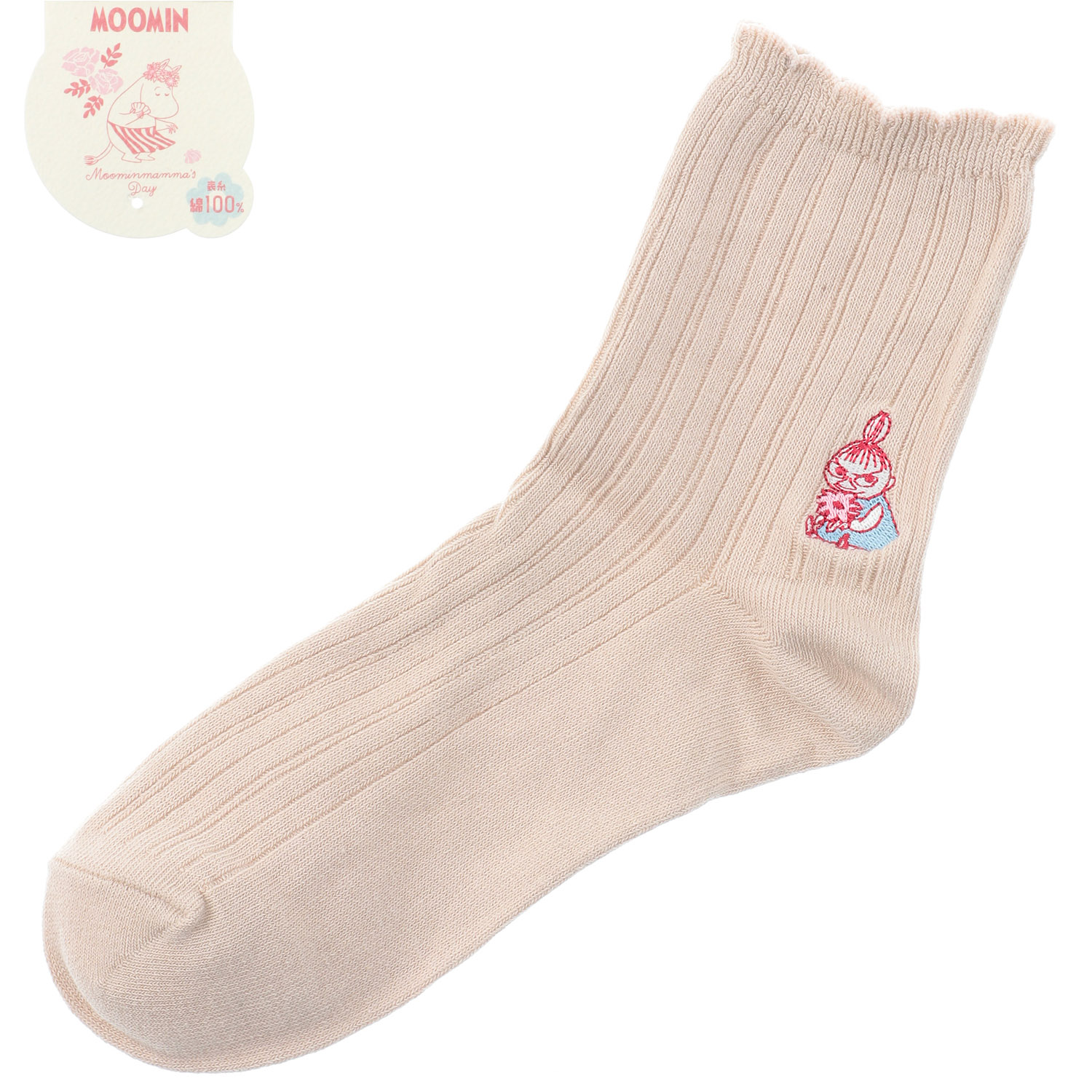 MOOMIN 母の日 ロークルー丈 リブミイ刺繍 - 画像3