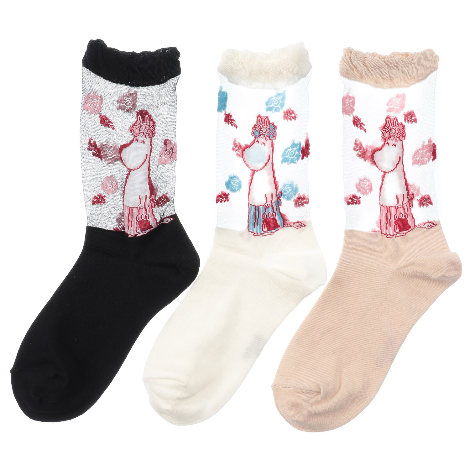 MOOMIN 母の日 シースル－ソックス ムーミンママ - 画像1