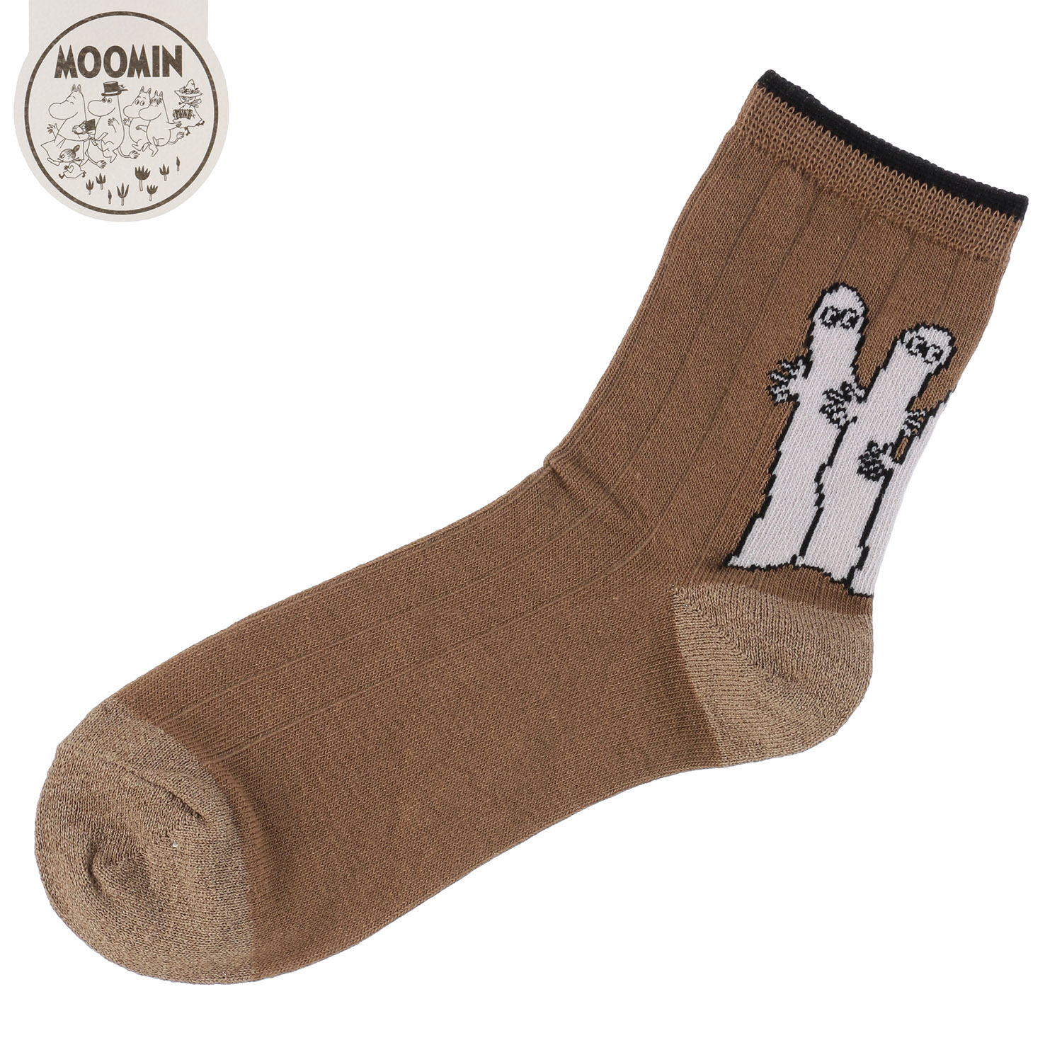 MOOMIN ロークルー ニョロニョロバック柄【在庫限り】 - 画像1