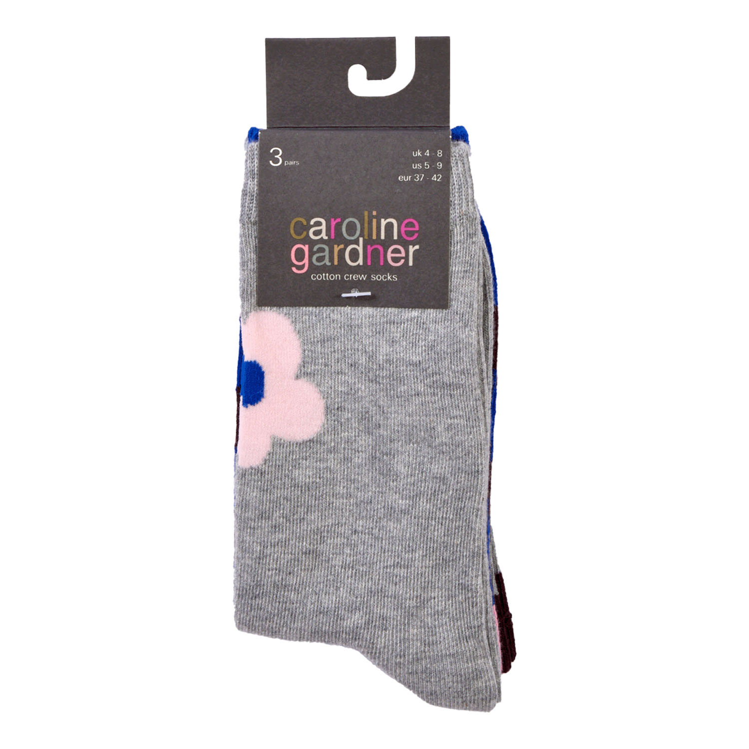 Caroline Gardner キャロラインガードナー 花柄3足セット（柄違い）【在庫限り】 - 画像3