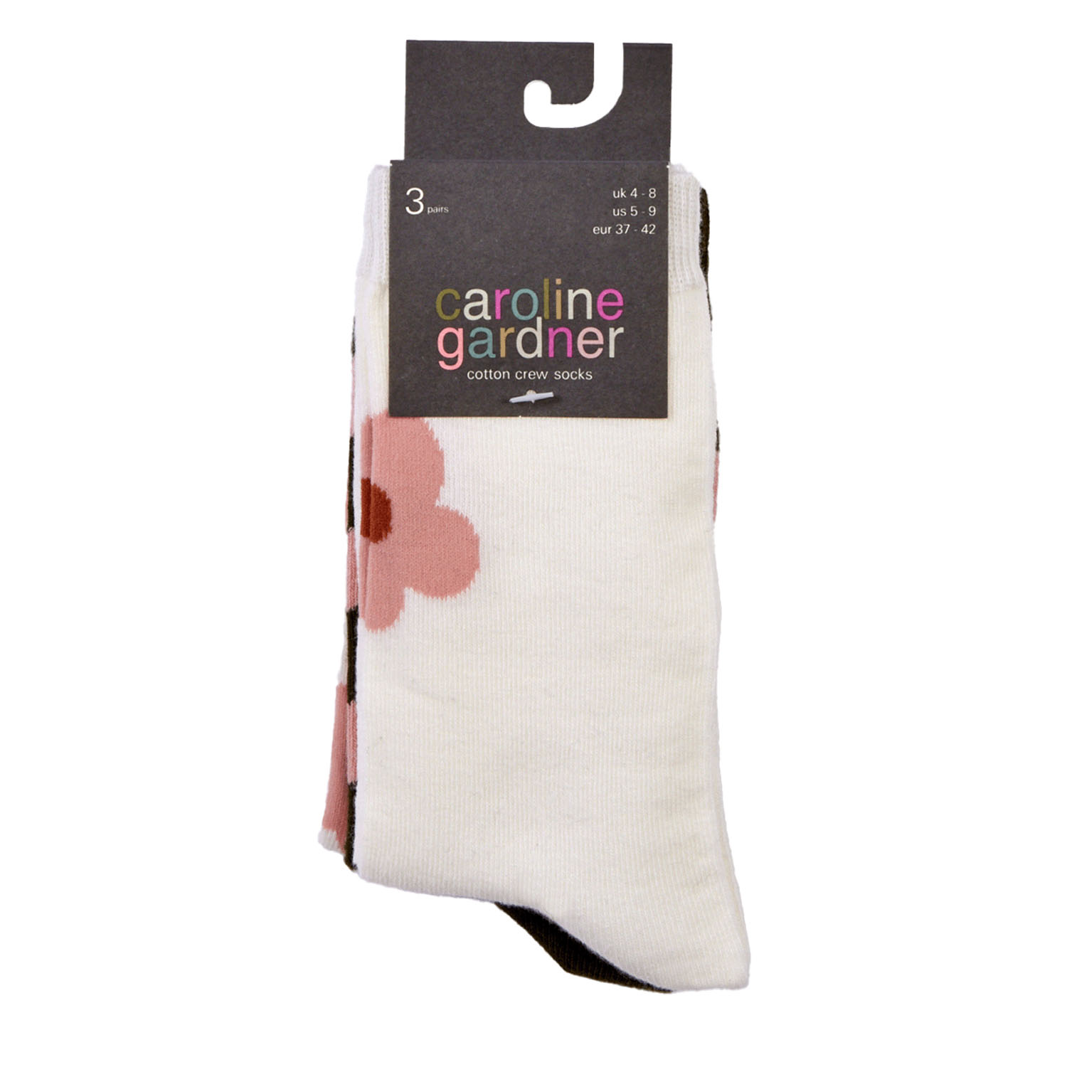 Caroline Gardner キャロラインガードナー 花柄3足セット（柄違い）【在庫限り】 - 画像9
