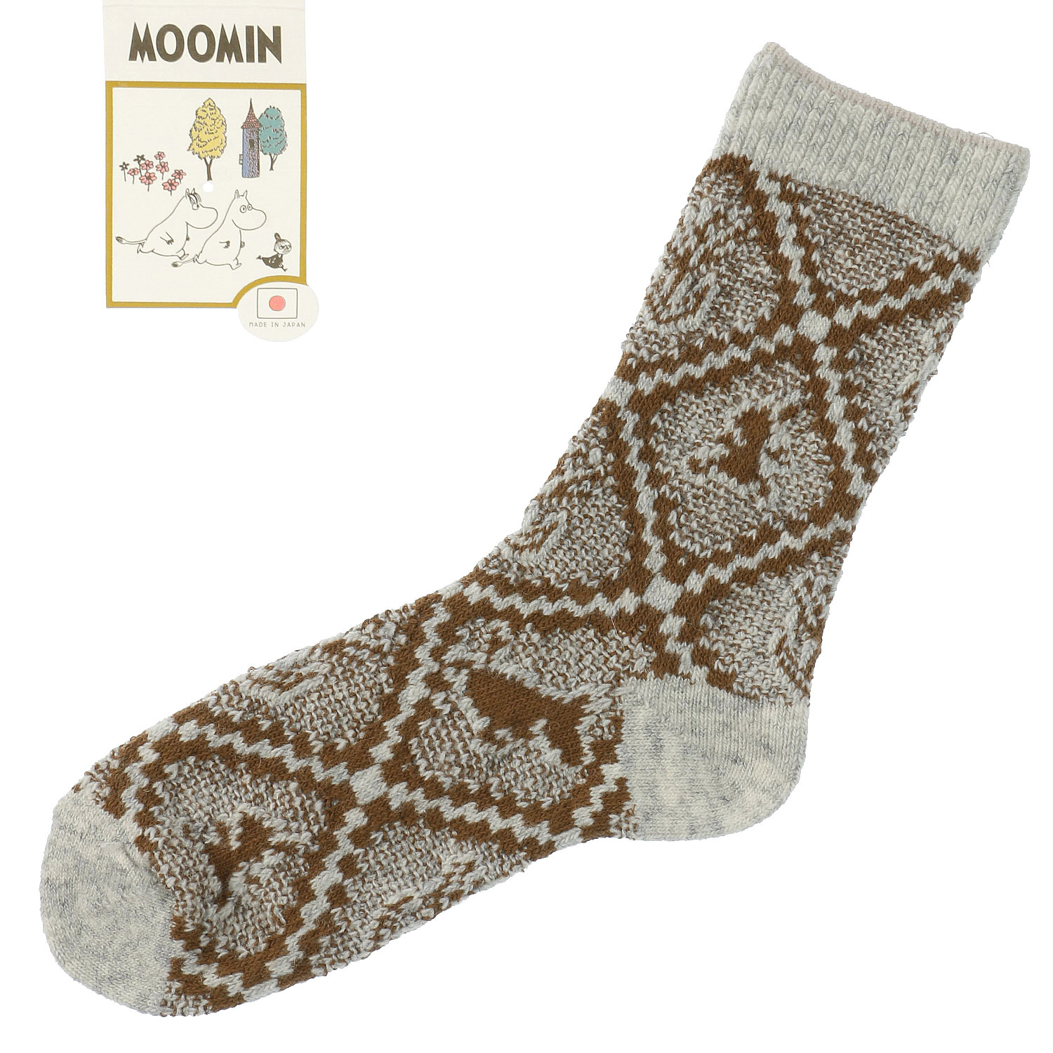 日本製 MOOMINクルーソックス シルエット【在庫限り】 - 画像3