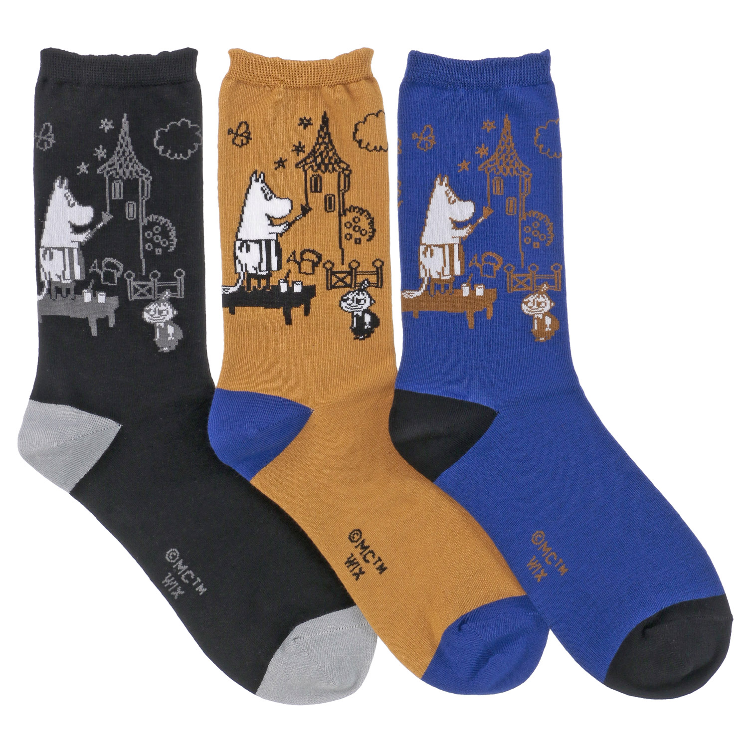 MOOMIN クルーソックス ムーミンママとペイント【在庫限り】