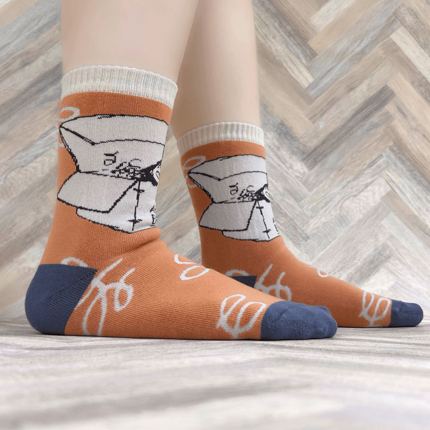 日本製 MOOMINクルーソックス 総パイル ミイ箱【在庫限り】 - 画像6