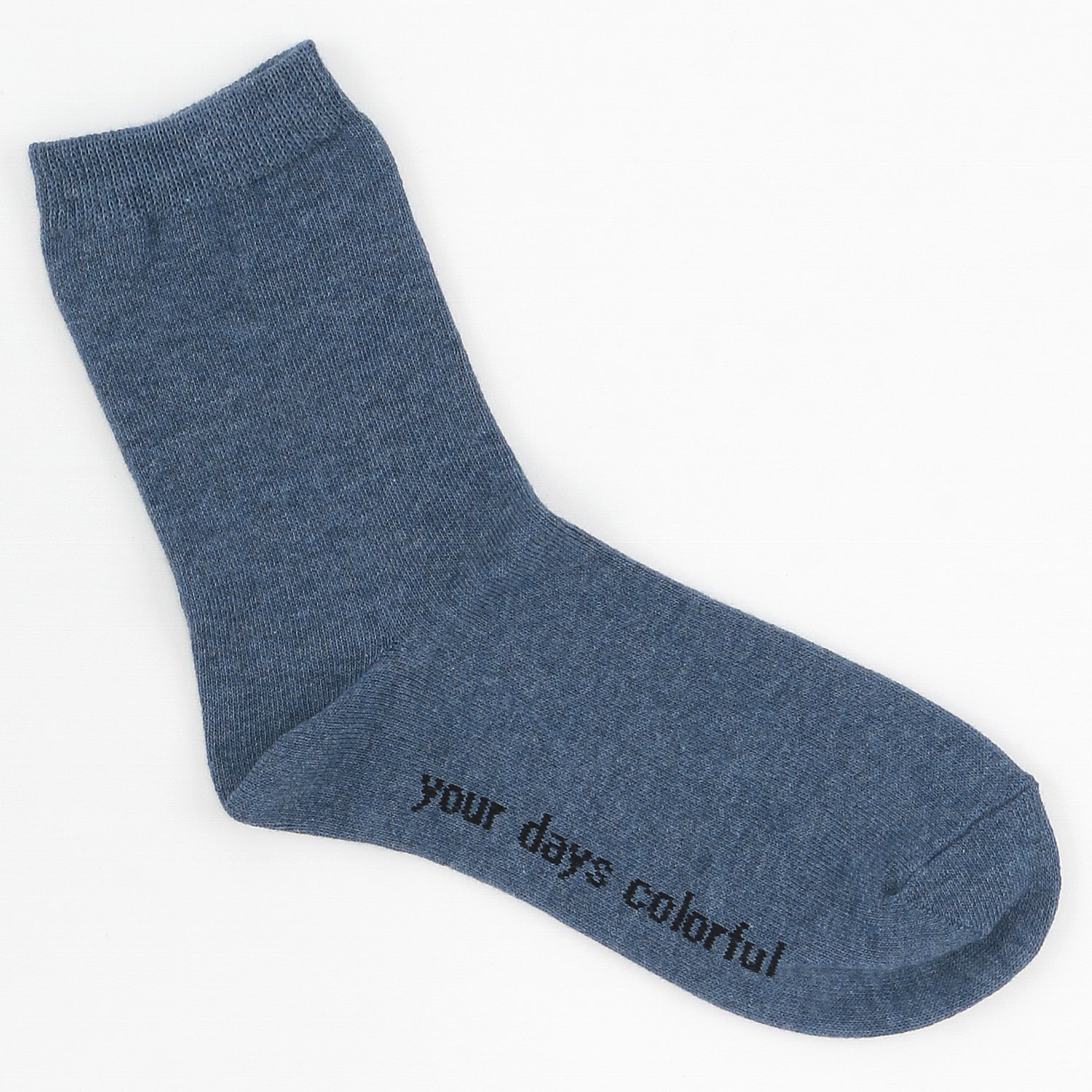 日本製 足底ロゴ クルー 靴下 - 画像9