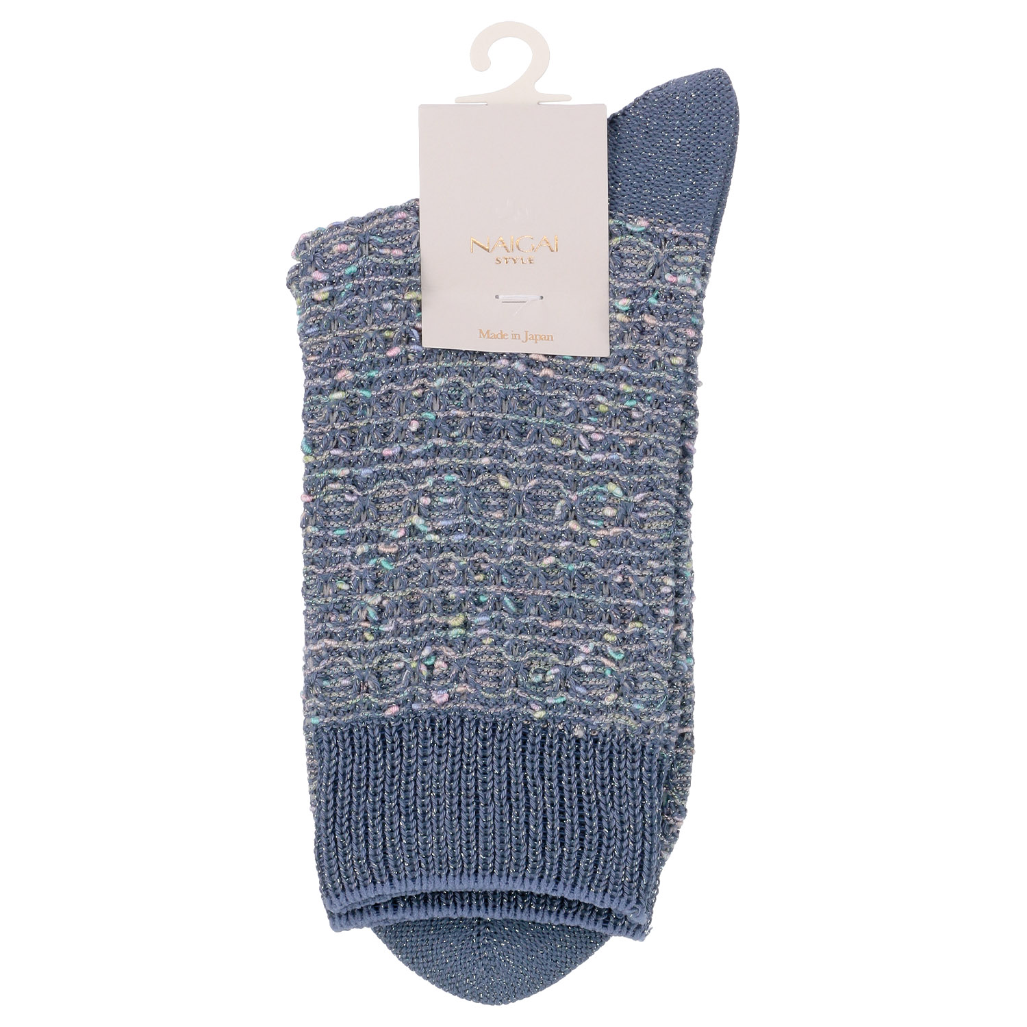 NAIGAI STYLE ラメノット クルー丈ソックス - 画像5