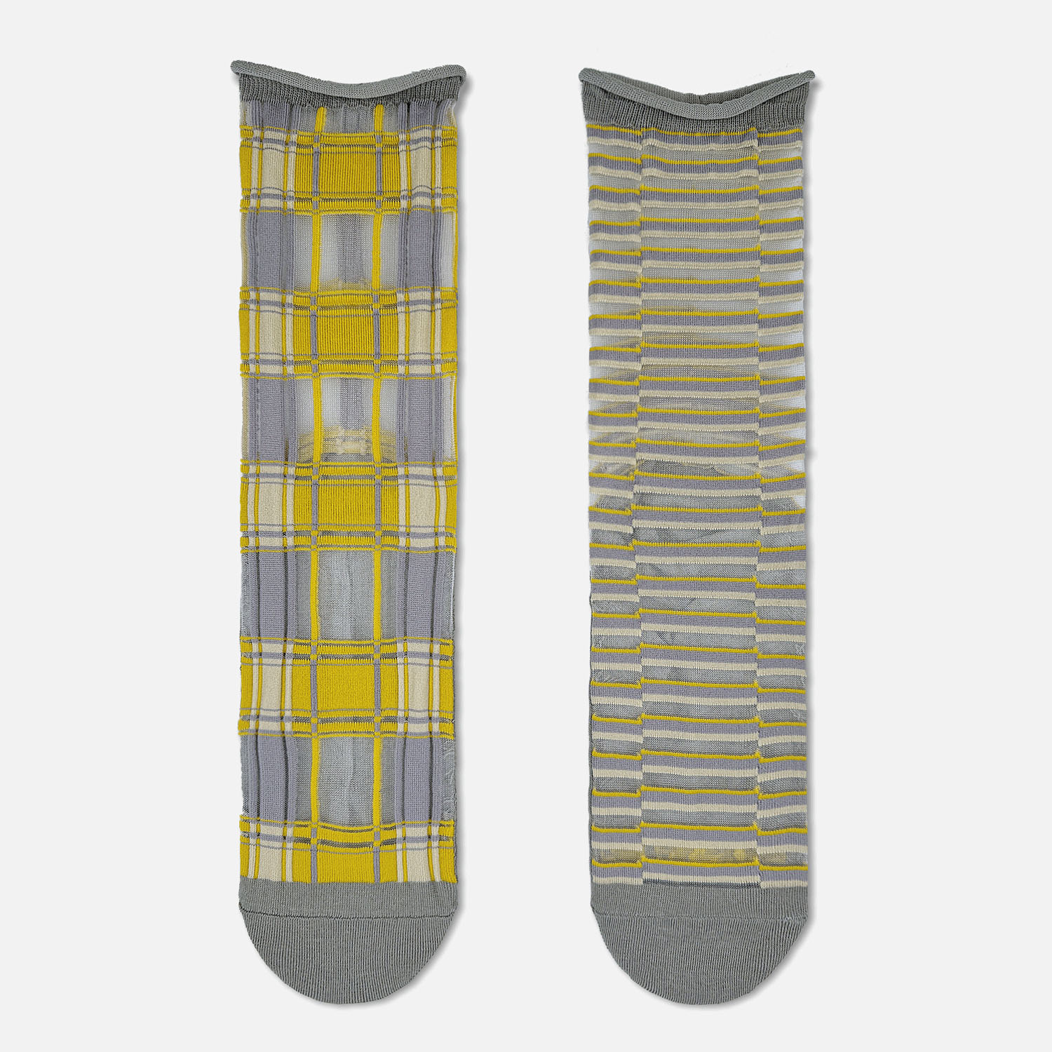 2NDPALETTE  canary＿tartan カナリアタータン【在庫限り】 - 画像1