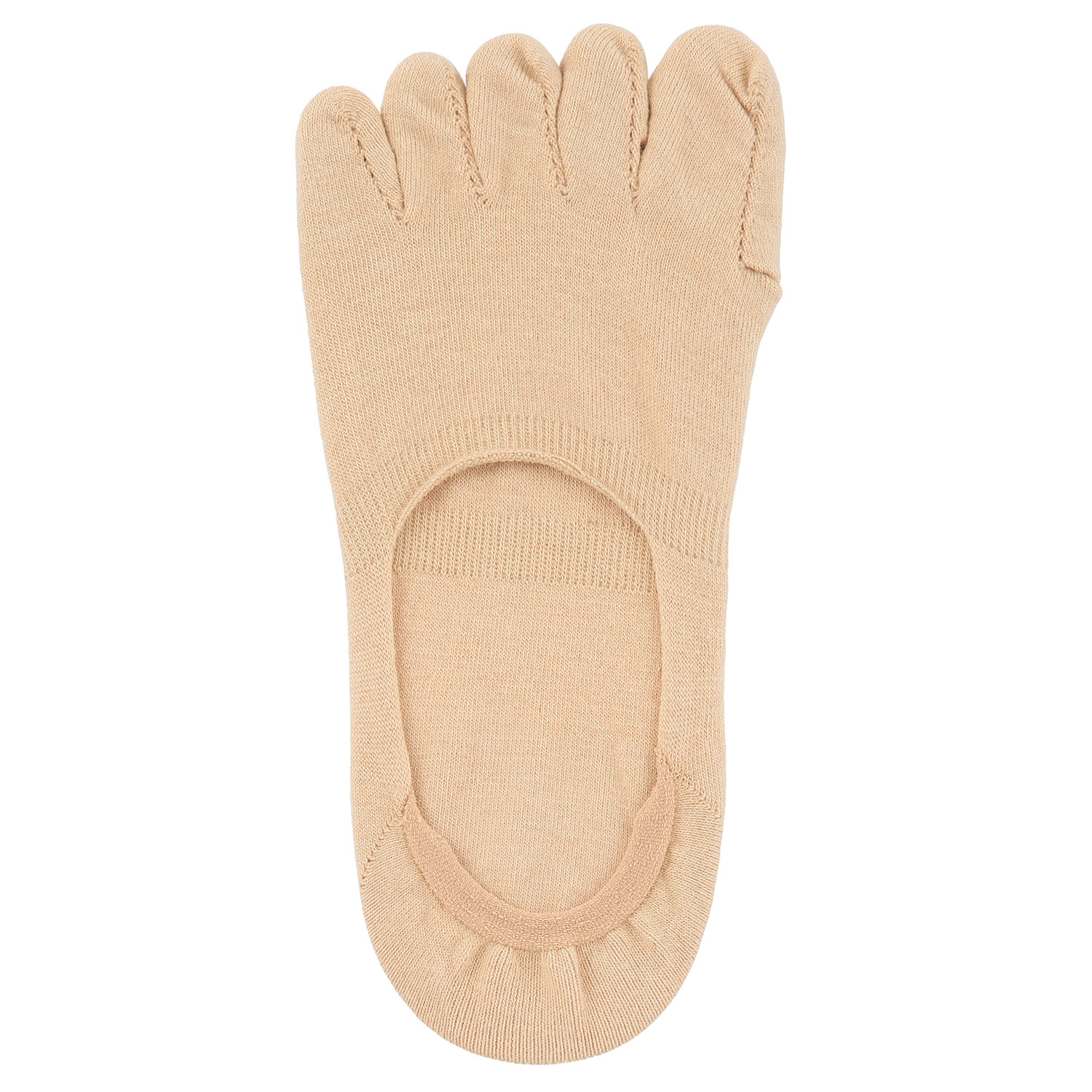 SABRINA 脱げない 綿混 深履き 5本指 フットカバー - 画像3