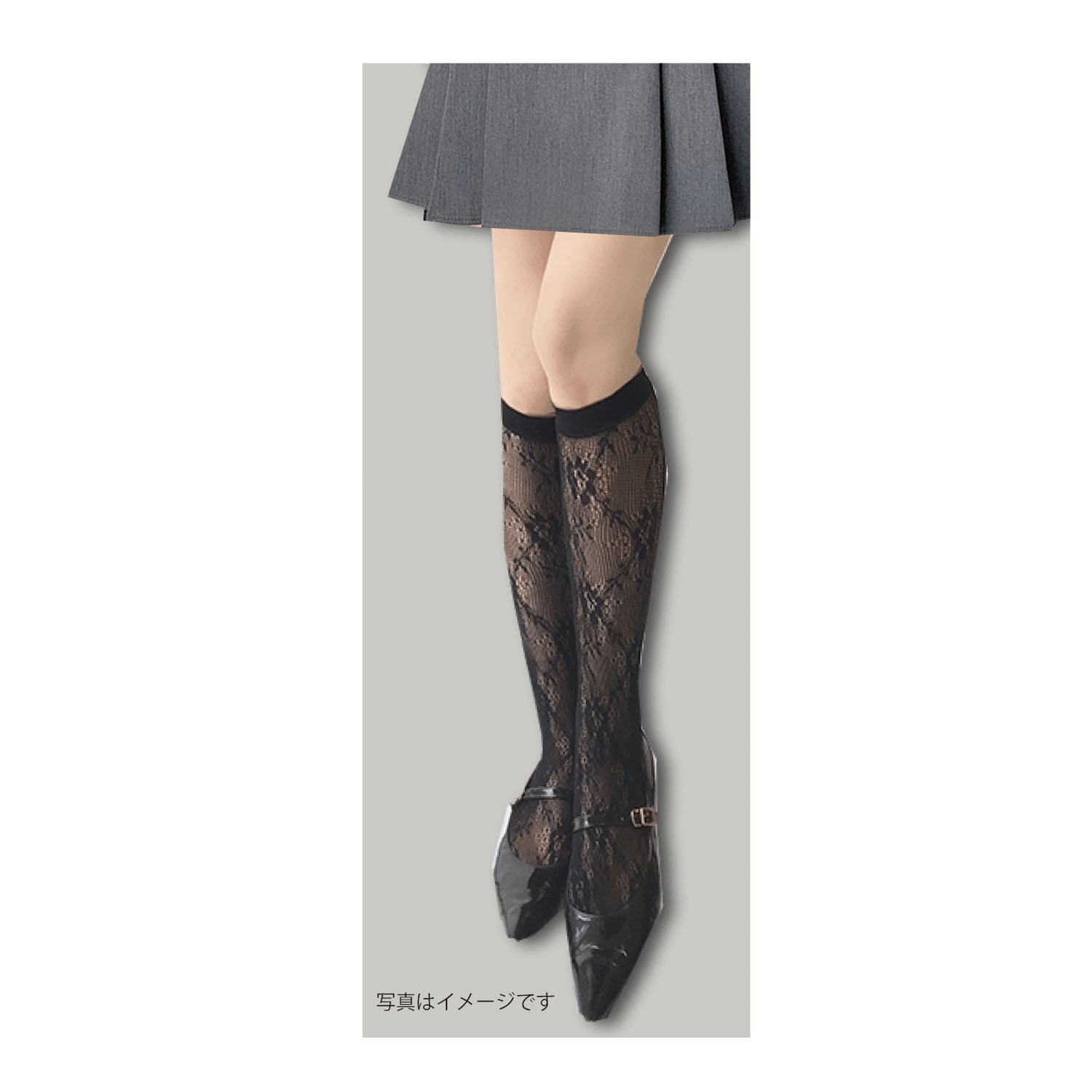 花レース ハイソックス【在庫限り】 - 画像3