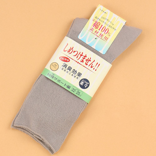 しめつけません  綿100％ソックス - 画像1