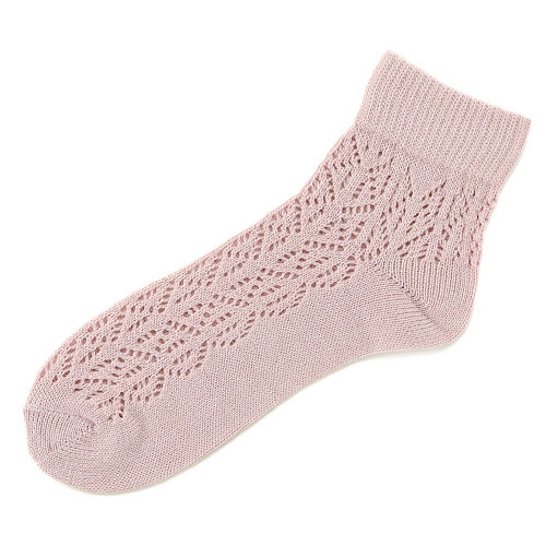 絹混 手編風ソックス - 画像5