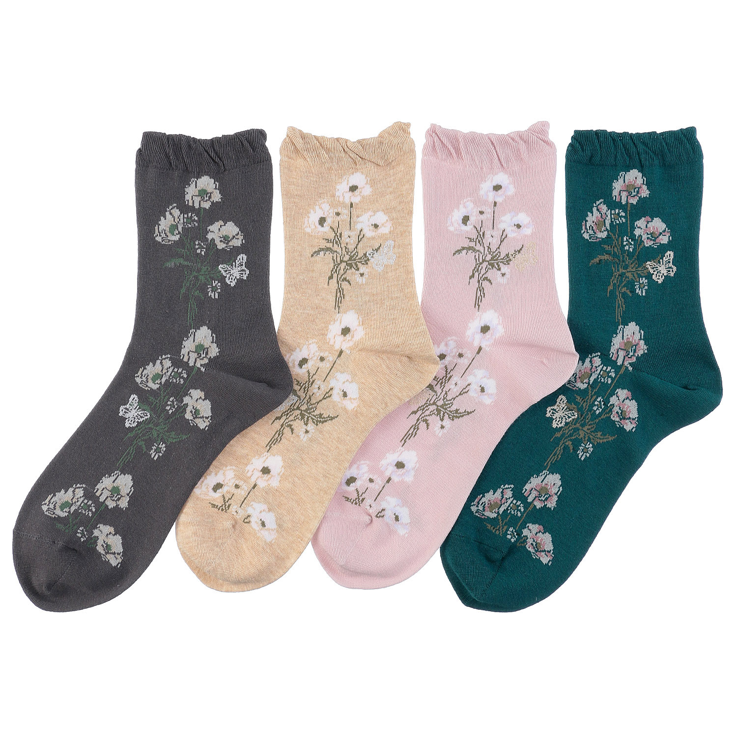 ギュレ オーガニックコットン ボタニカル柄 - 画像1