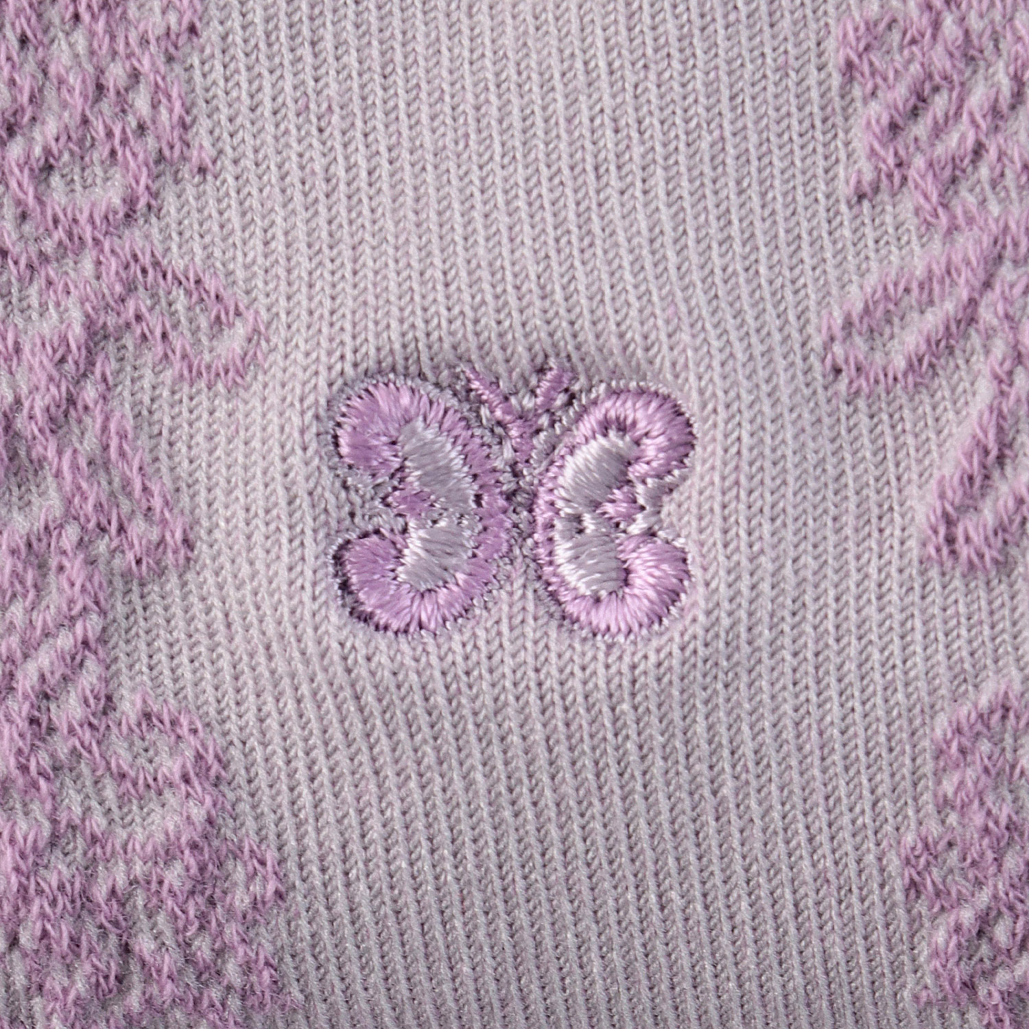 ハナエモリ クルー丈ソックス スパイラル柄 - 画像3