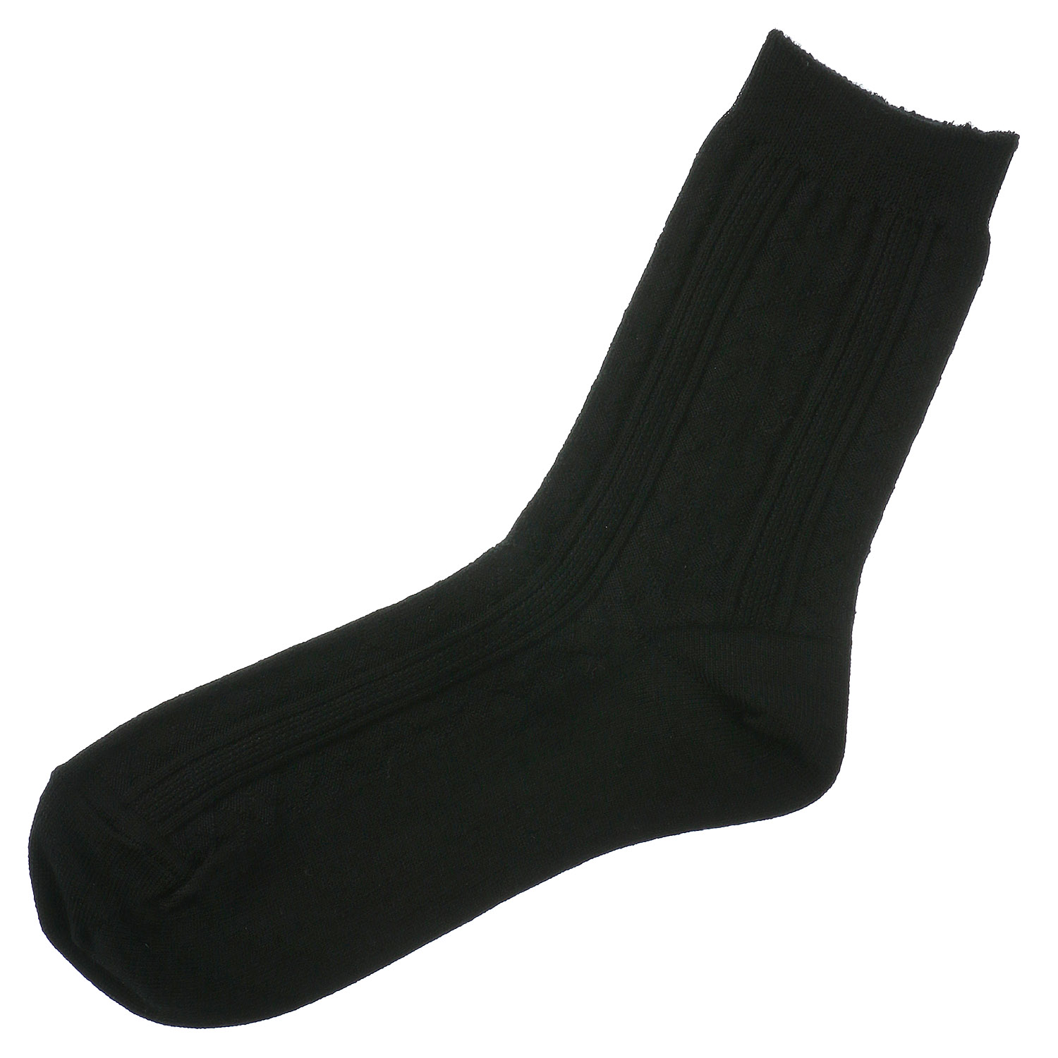 綿・シルク混 足首ゆったり 靴下 - 画像3