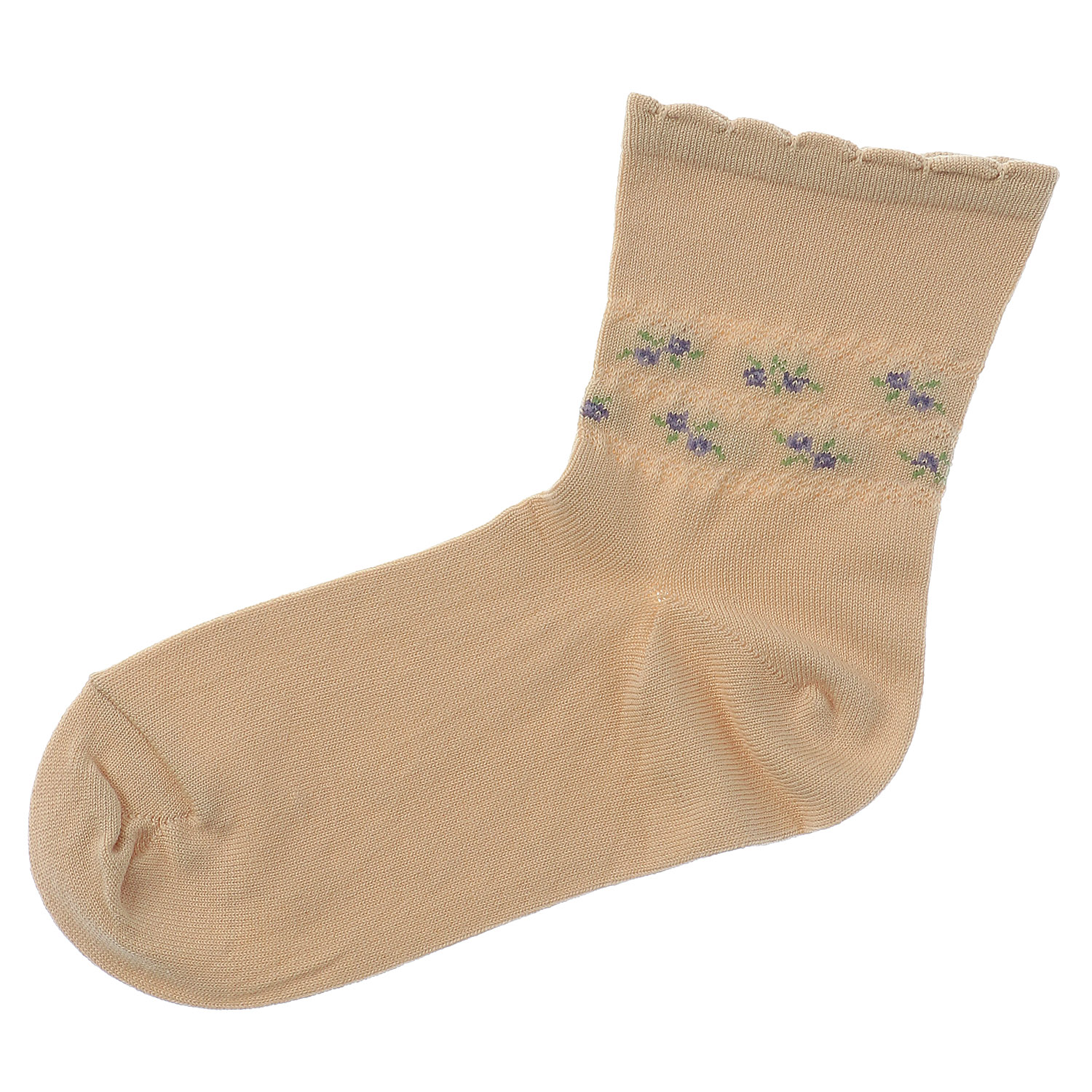 いたわり設計 らくらくフィット 花柄  靴下 - 画像4