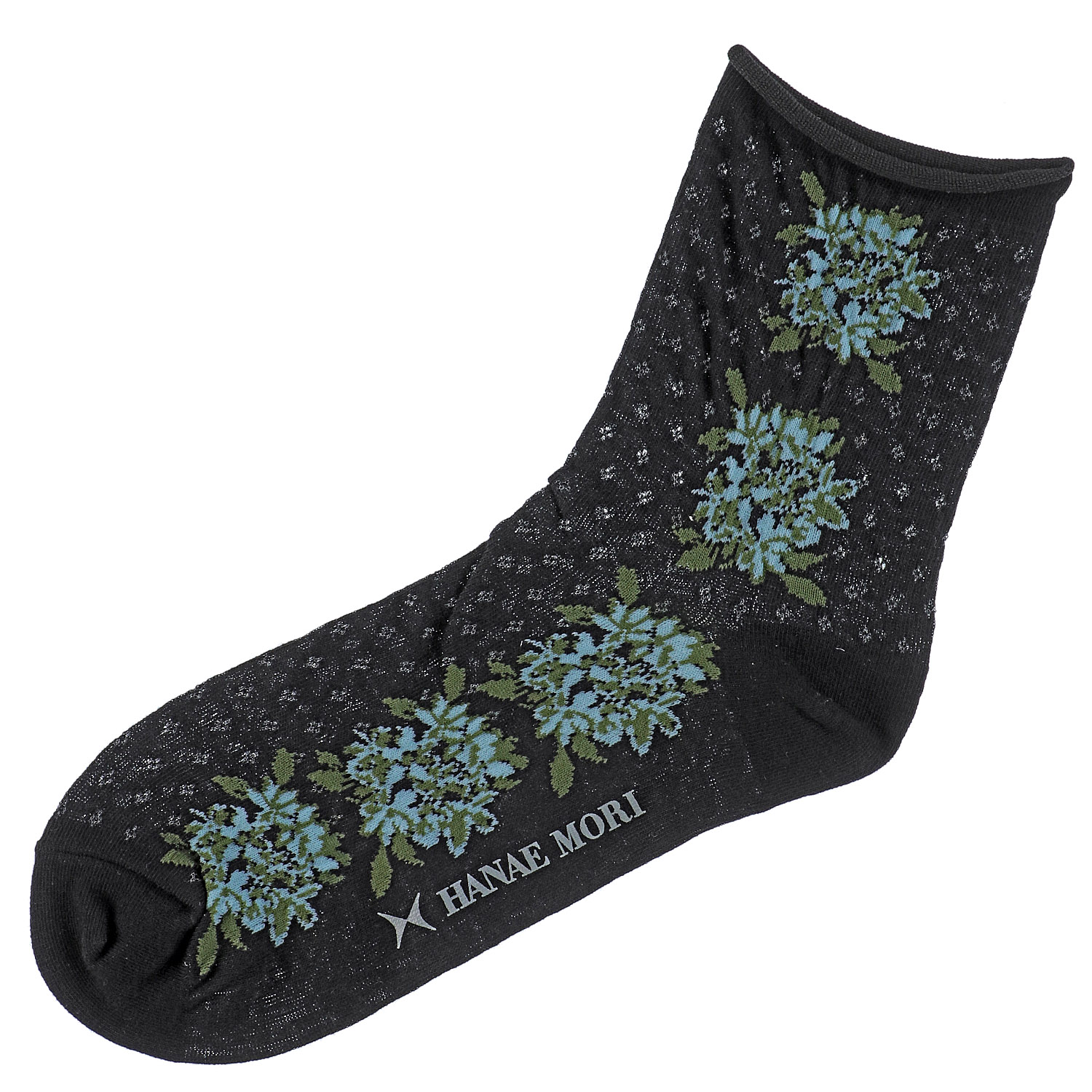 ハナエモリ クルー丈 シアーソックス - 画像2