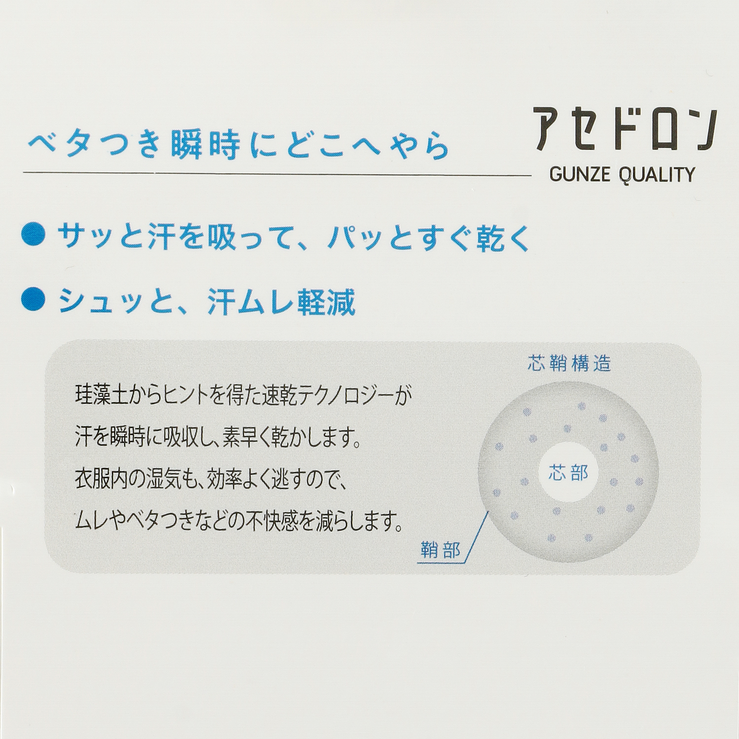 GUNZE アセドロン 婦人 無地 カバーソックス - 画像5