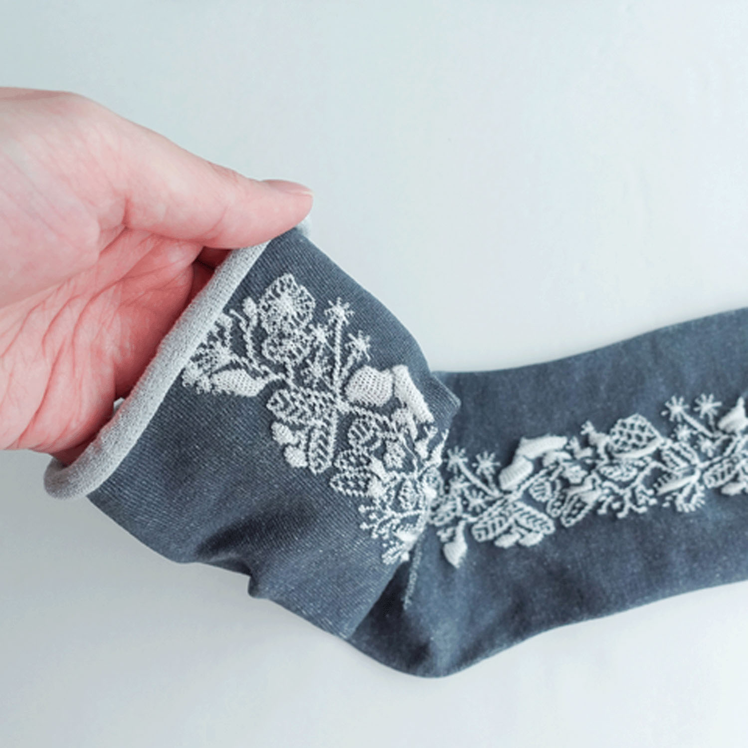 手篝ソックス ナチュラル柄 - 画像2