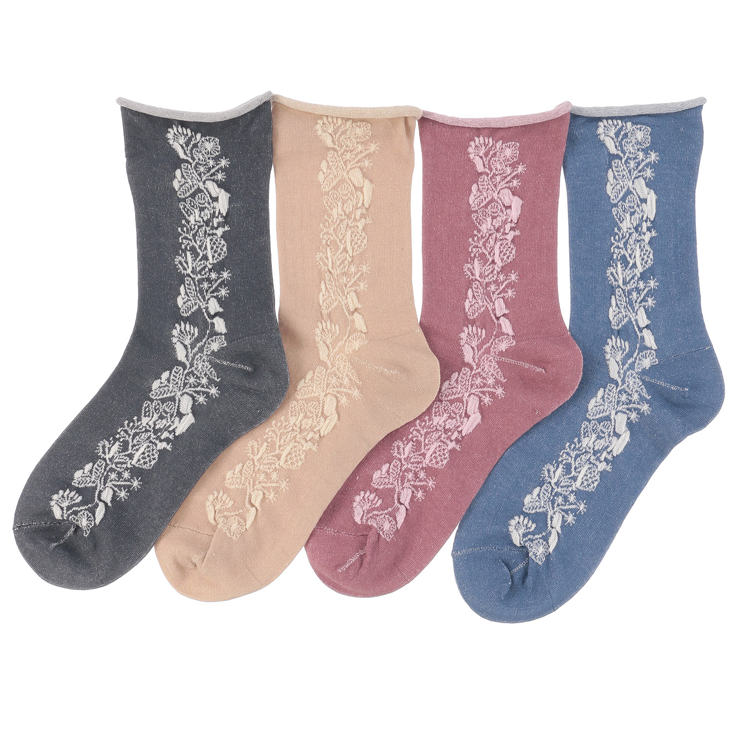 手篝ソックス ナチュラル柄 - 画像1