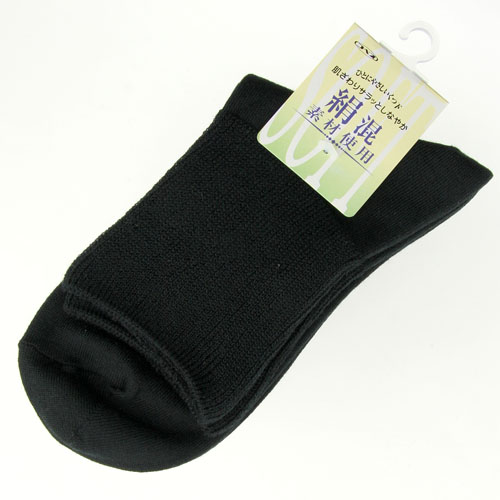 しめつけません 絹混ソックス - 画像1