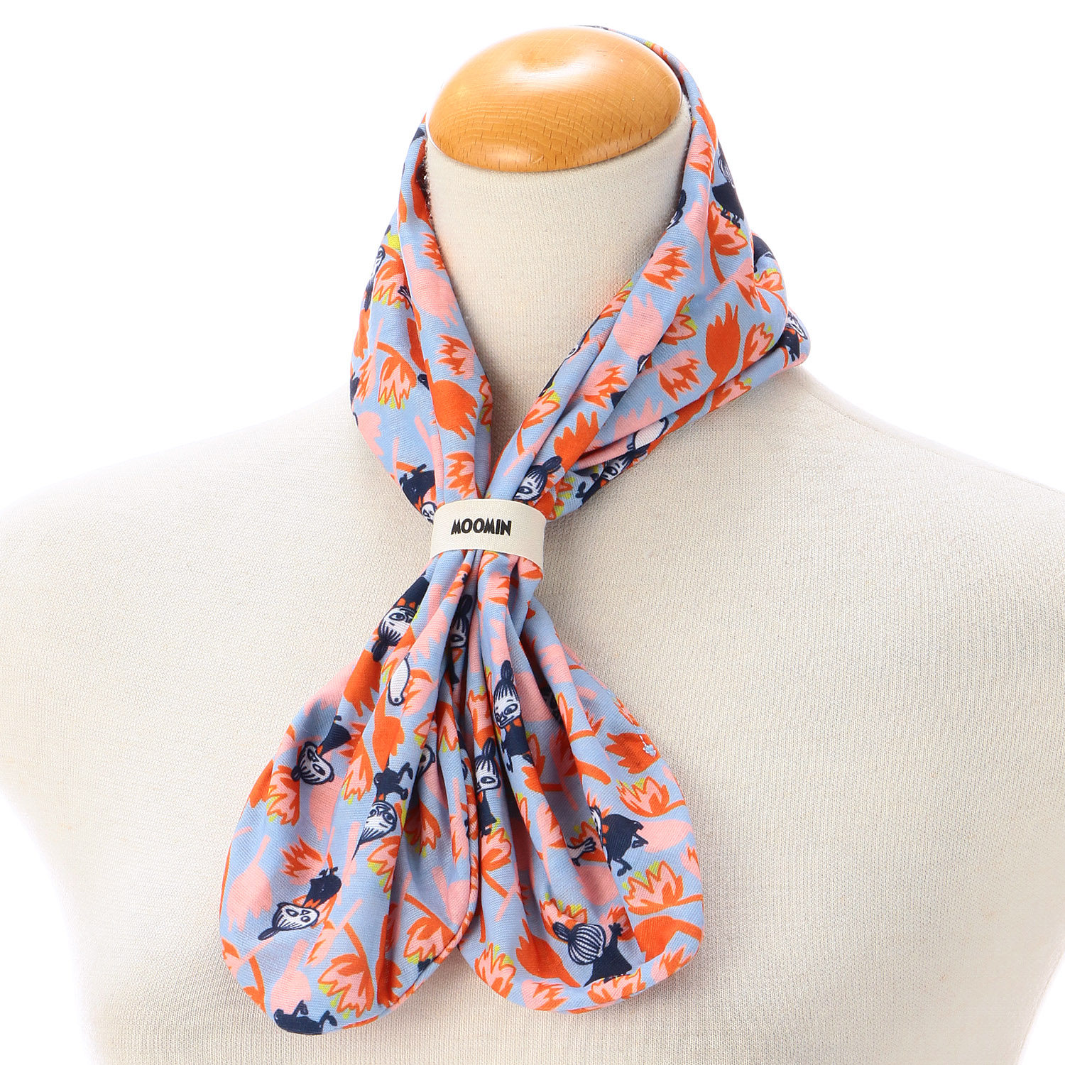 MOOMIN ミイフェア ネックスカーフ ミイと鳥と花総柄 - 画像6
