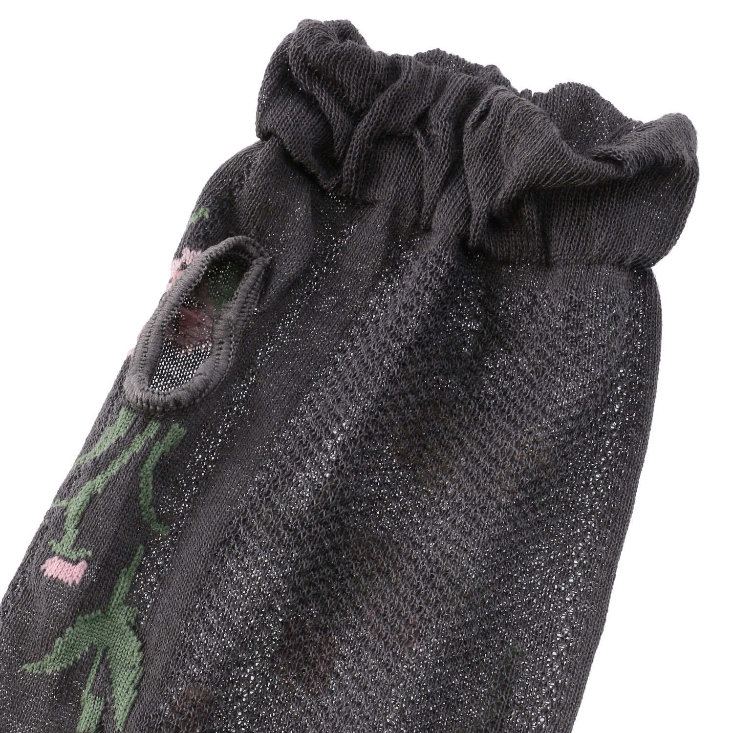 アームカバー 45cm丈  花総柄 親指穴付き - 画像4