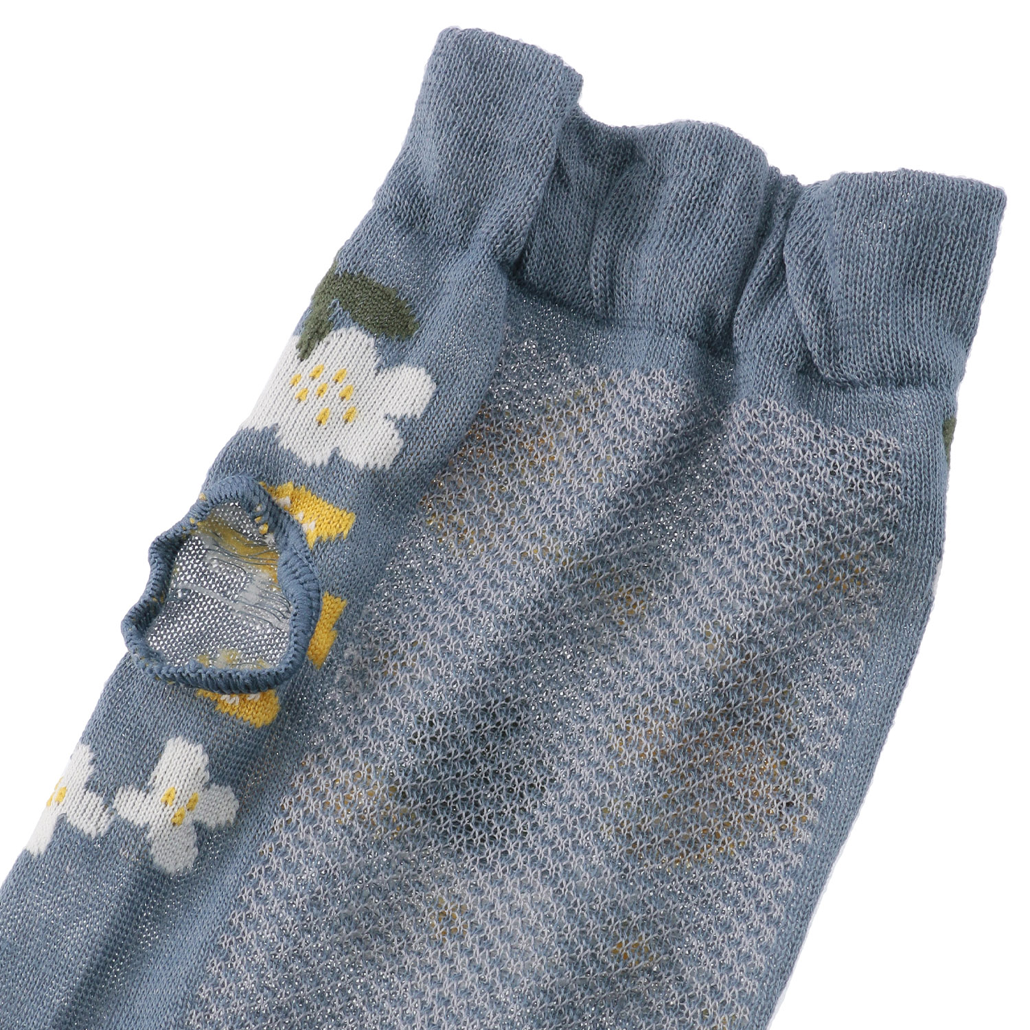 アームカバー 45cm丈  花柄 親指穴付き - 画像4