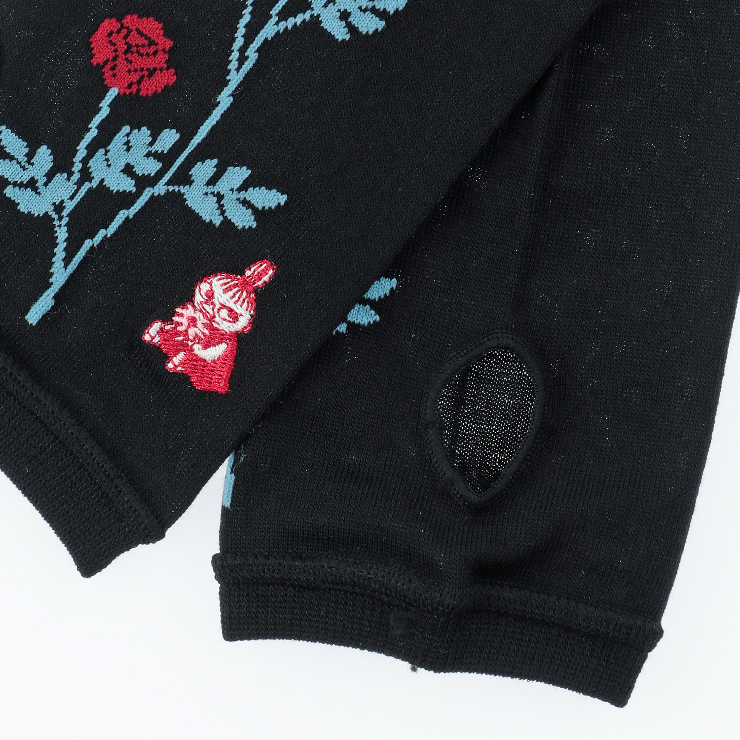 MOOMIN 母の日 アームカバー UVカット＋冷感 薔薇ミイ刺繍 - 画像4