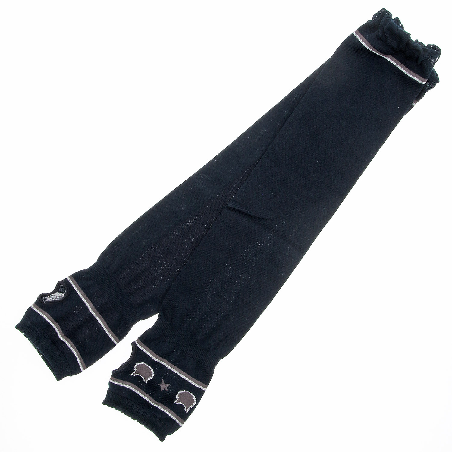 にゃんこ堂 ロング丈（50cm丈） 綿混素材 アームカバー【在庫限り】 - 画像3