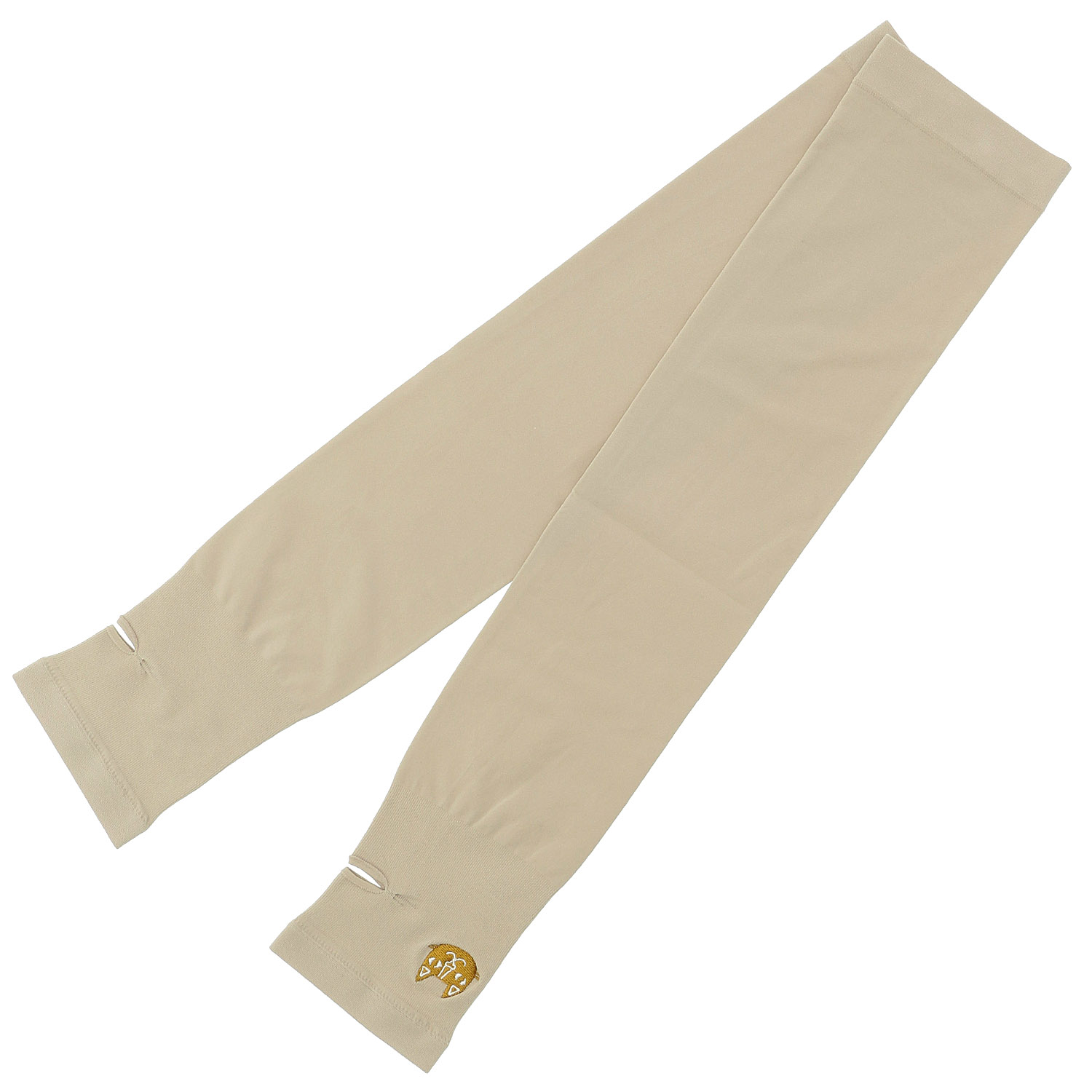 にゃんこ堂 ロング丈（50cm丈） 接触冷感 アームカバー 猫の顔刺繍 - 画像3