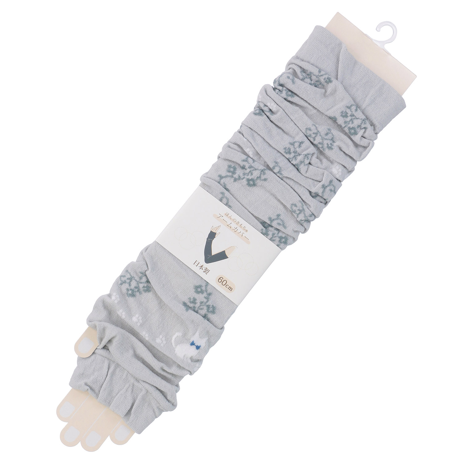 ほんのきもち アームカバー 60cm 小花 キャット【在庫限り】 - 画像2