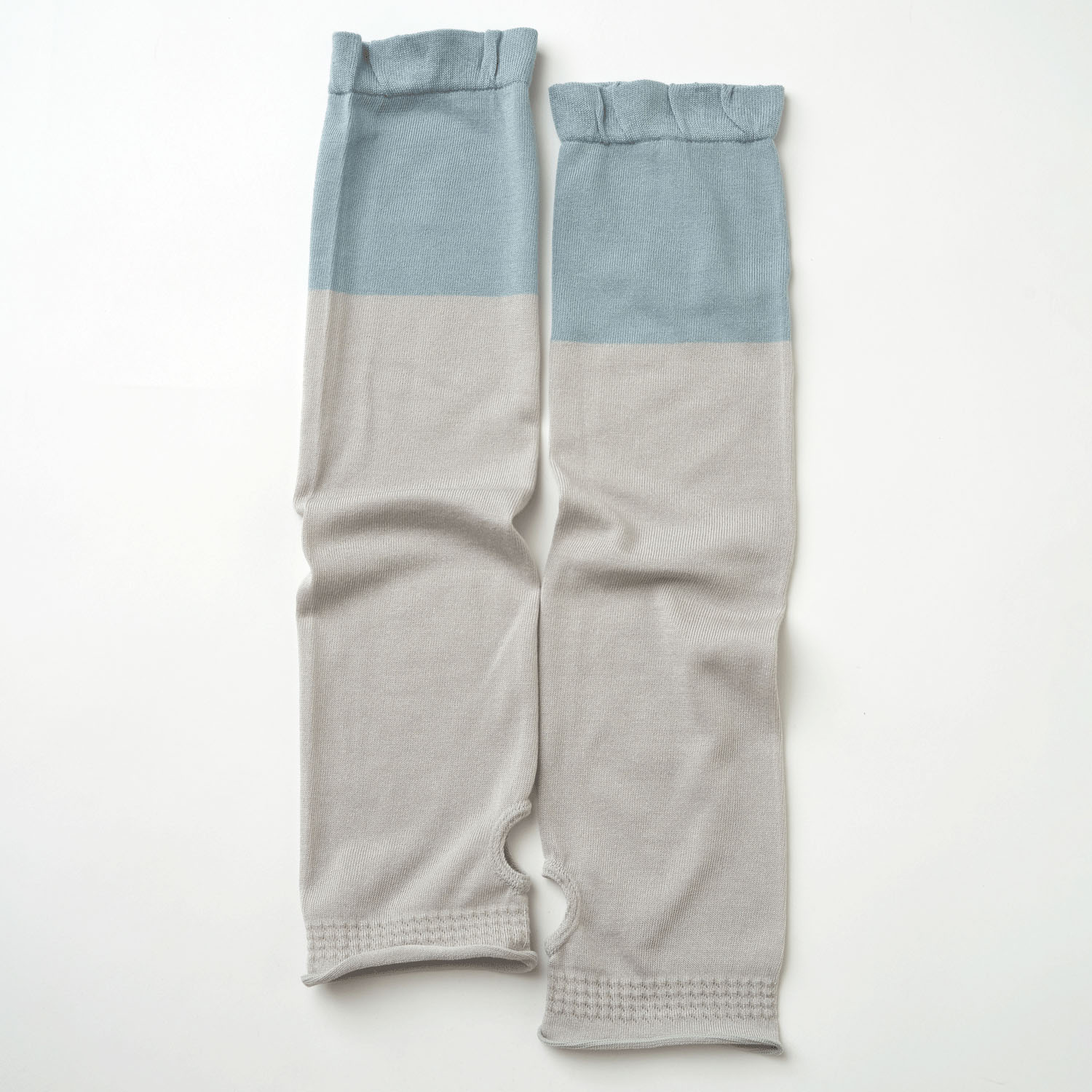 TWO TONE ARM COVERレーヨンシルクUVアームカバー【在庫限り】 - 画像2